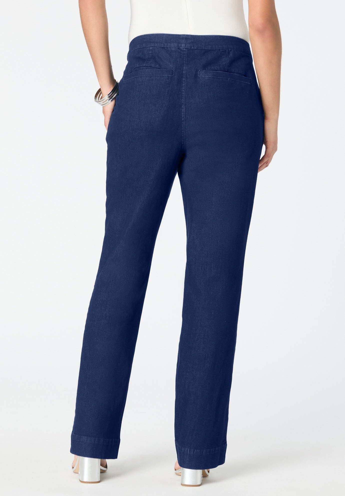 Plus Size High-Rise Bootcut Denim Trouser - image 2