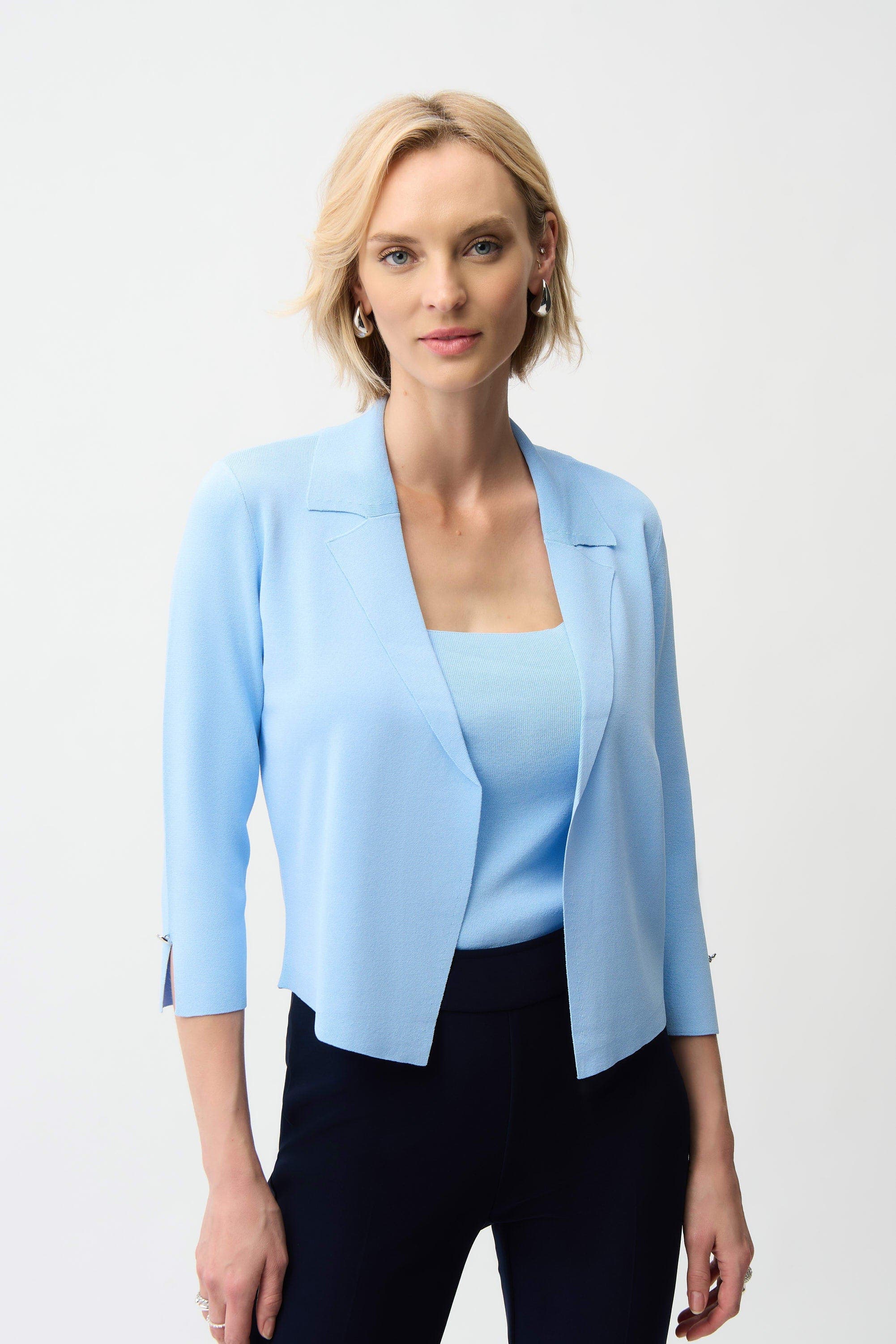 Viscose Blend Open-Front Cardigan - image 1
