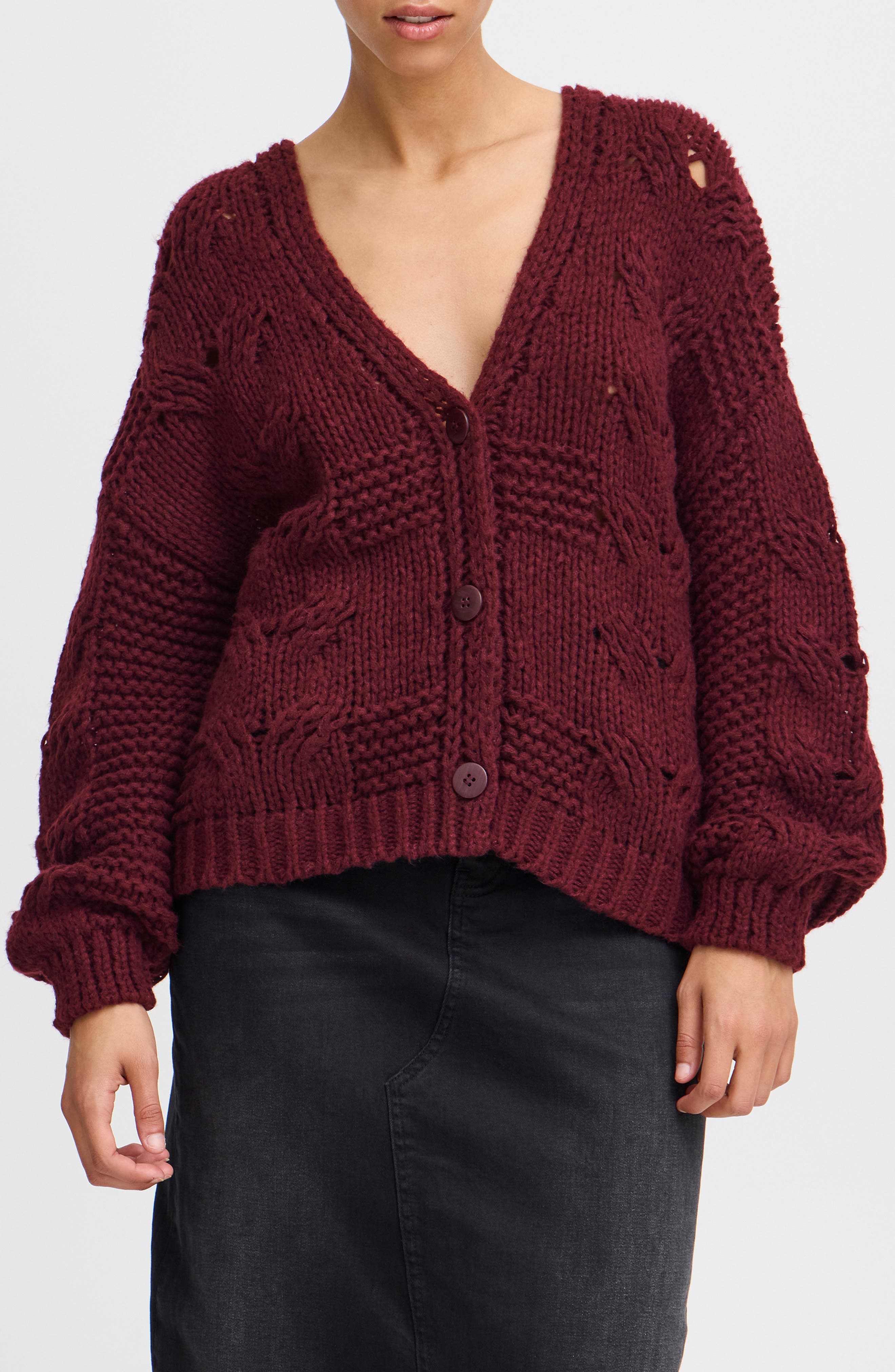 V-Neck Cardigan - image 1