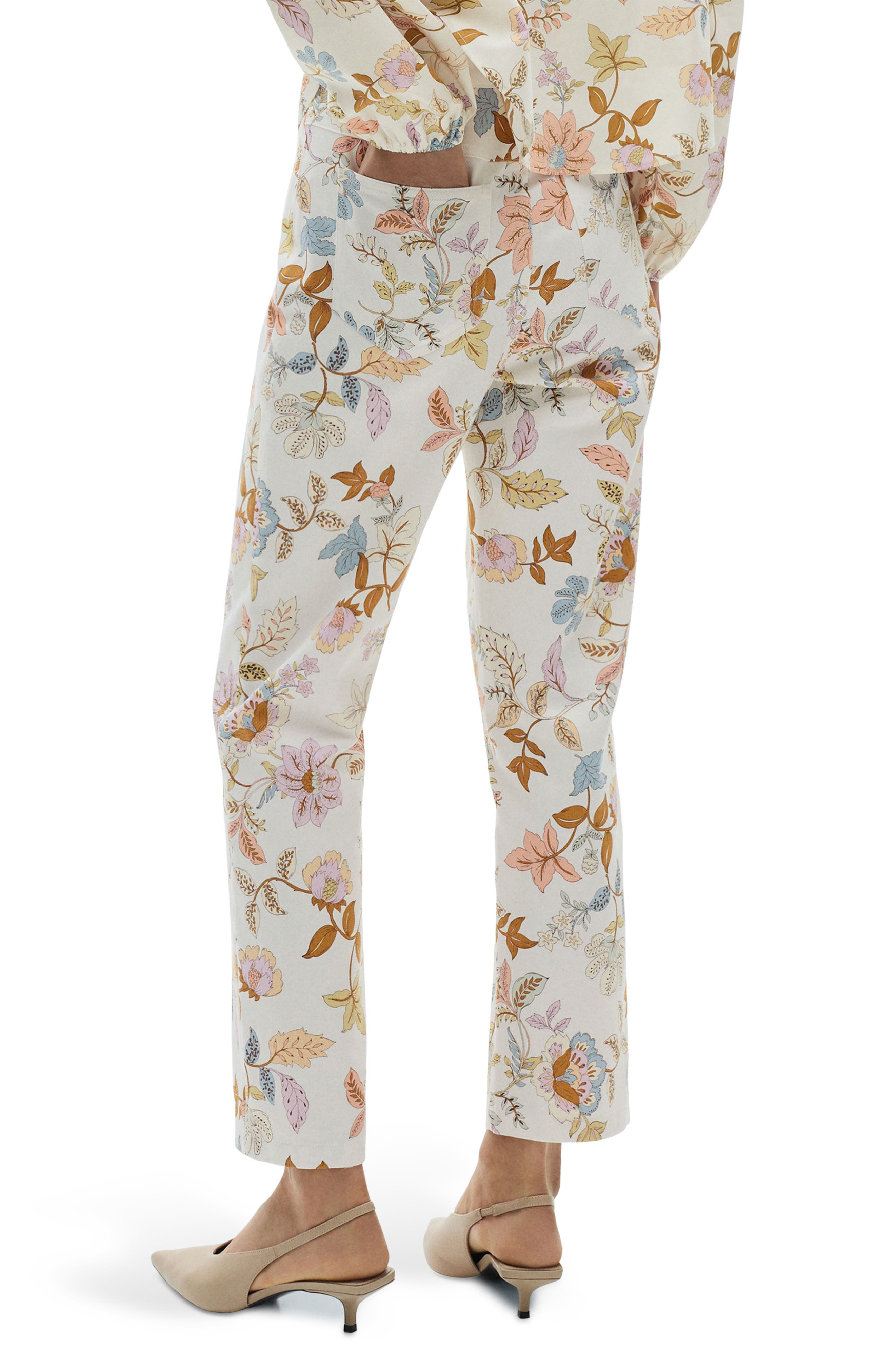Floral Straight Leg Pants - image 2