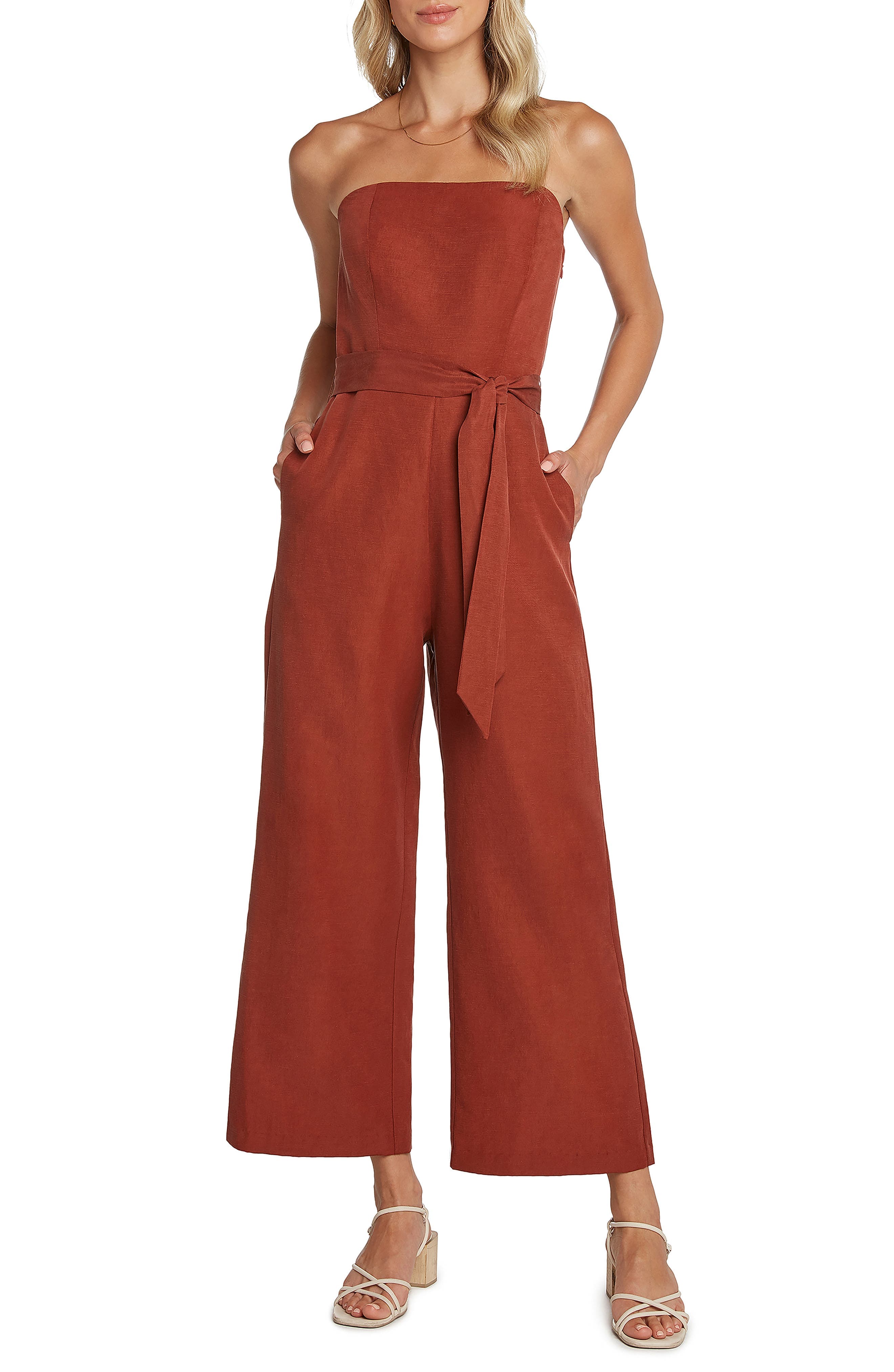 Ryan Strapless Jumpsuit - image 1