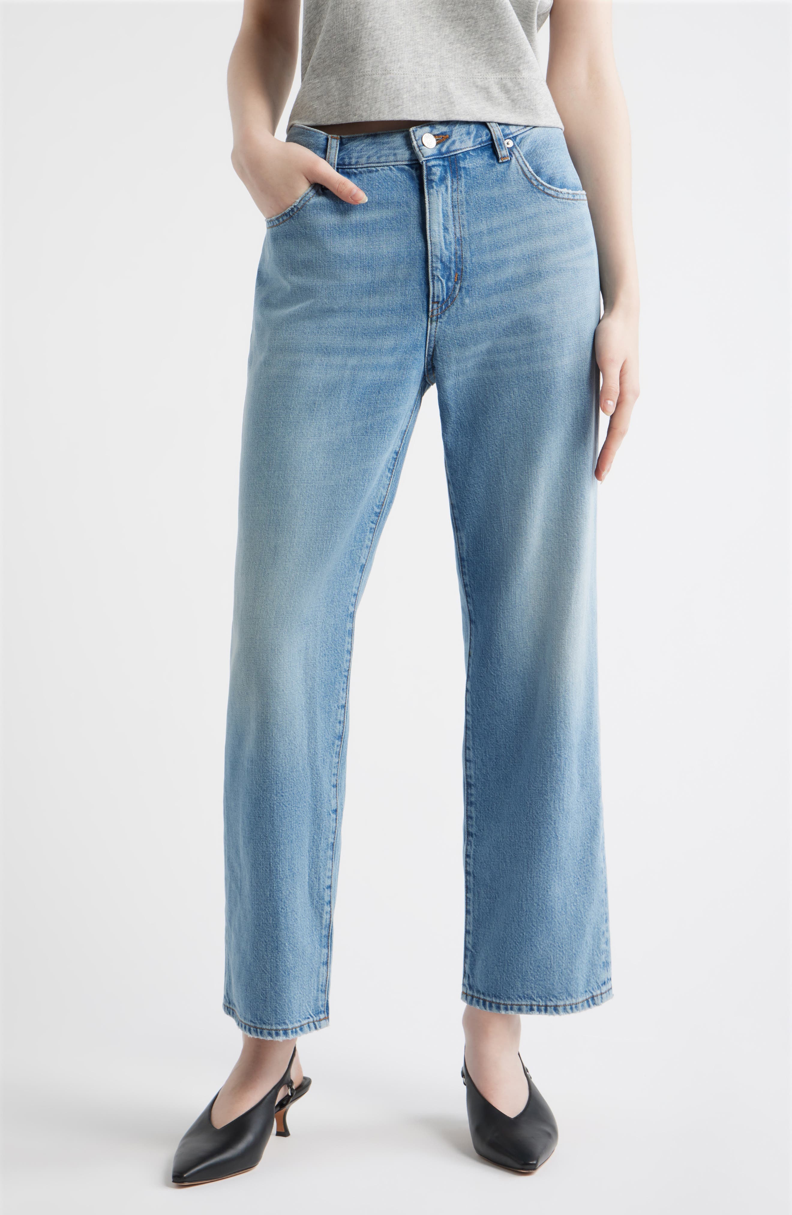 The Off Duty Hang Ankle Straight Leg Jeans - image 1