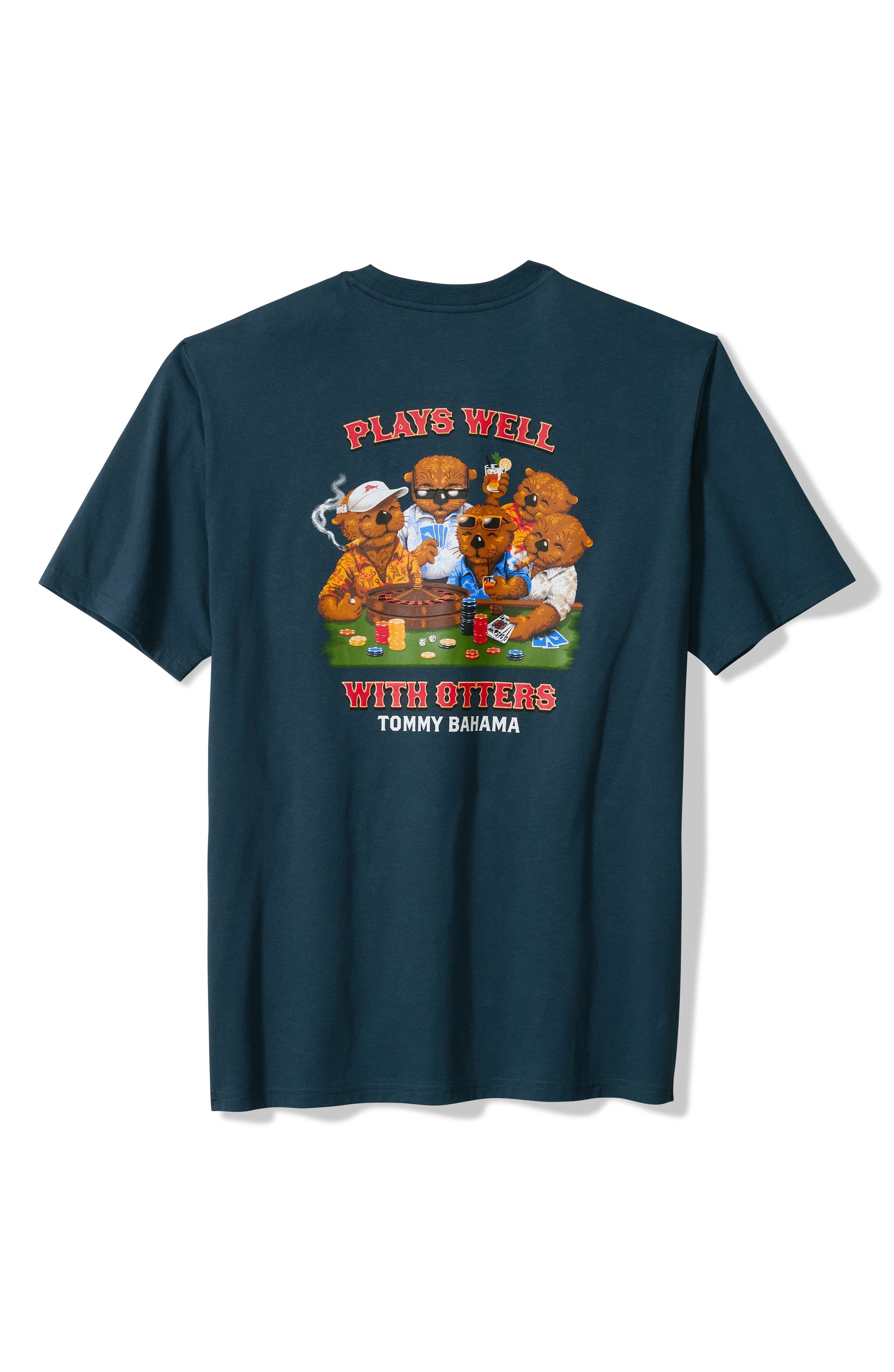 Plays Well with Otters Pocket Graphic T-Shirt - image 2