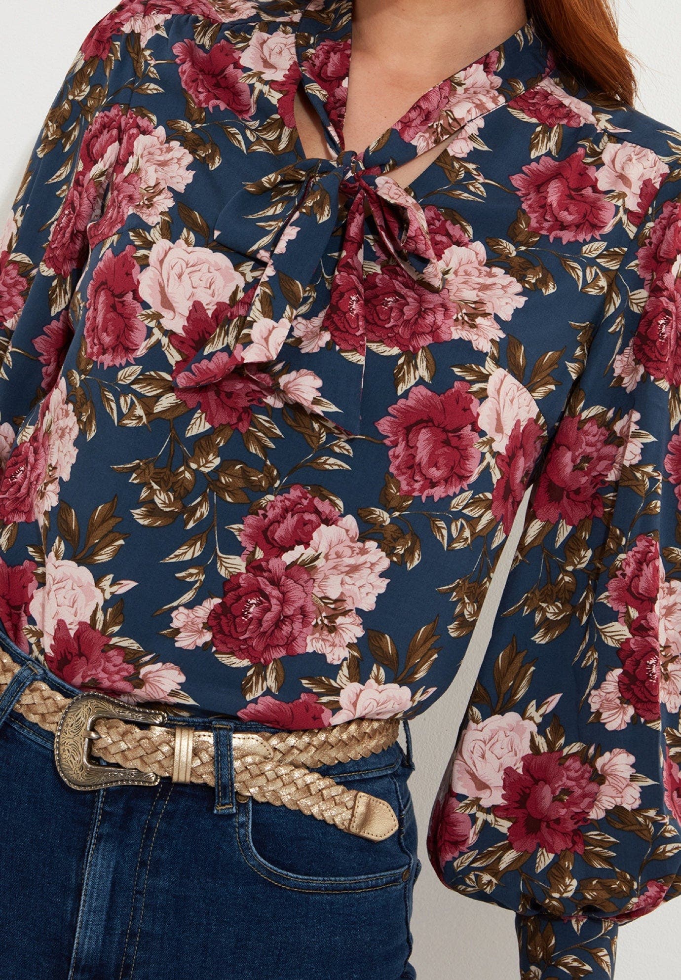 Tie Neck Blouse - image 2