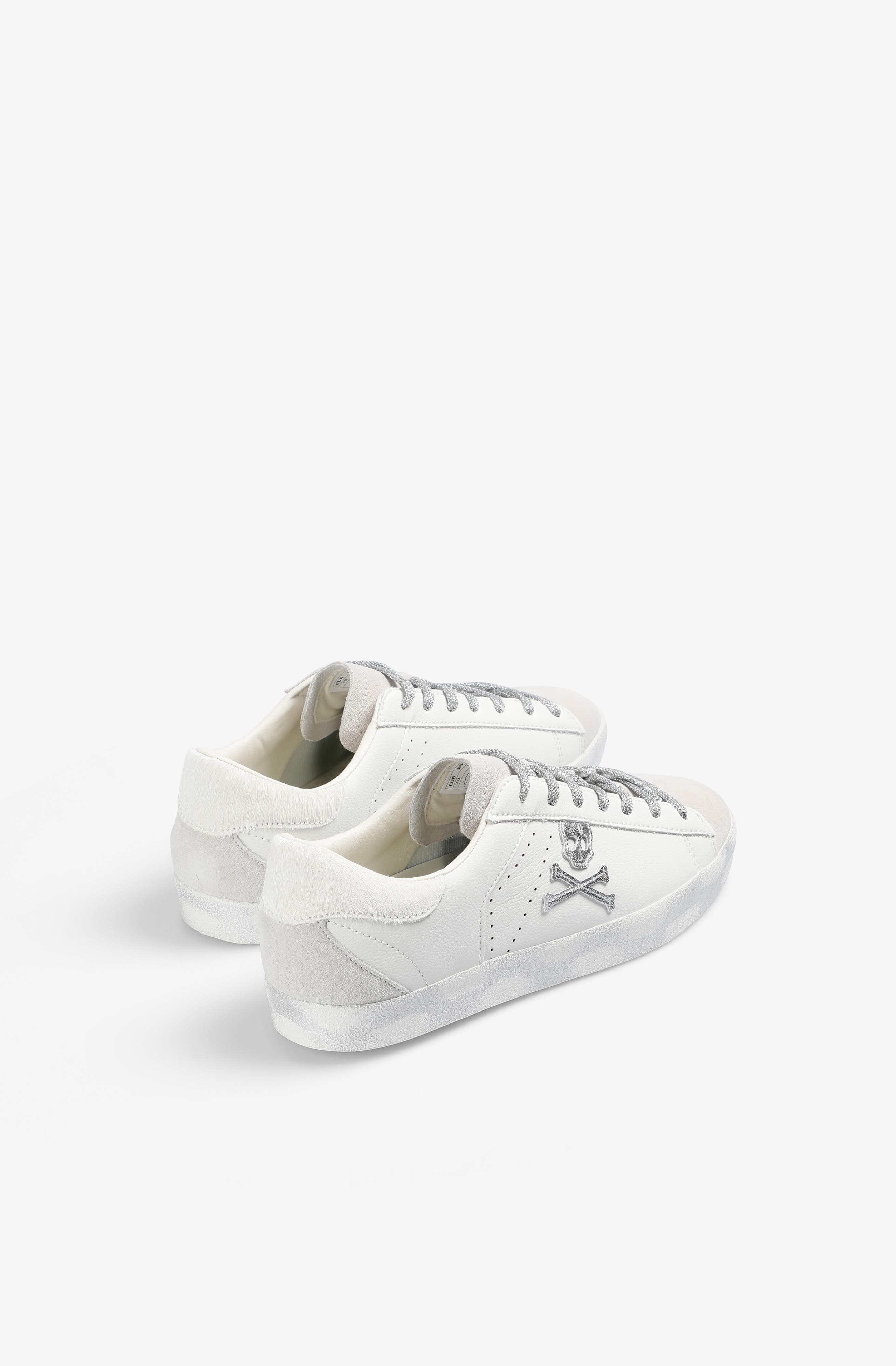 Embroidered Side Skull Henry Sneakers - image 2