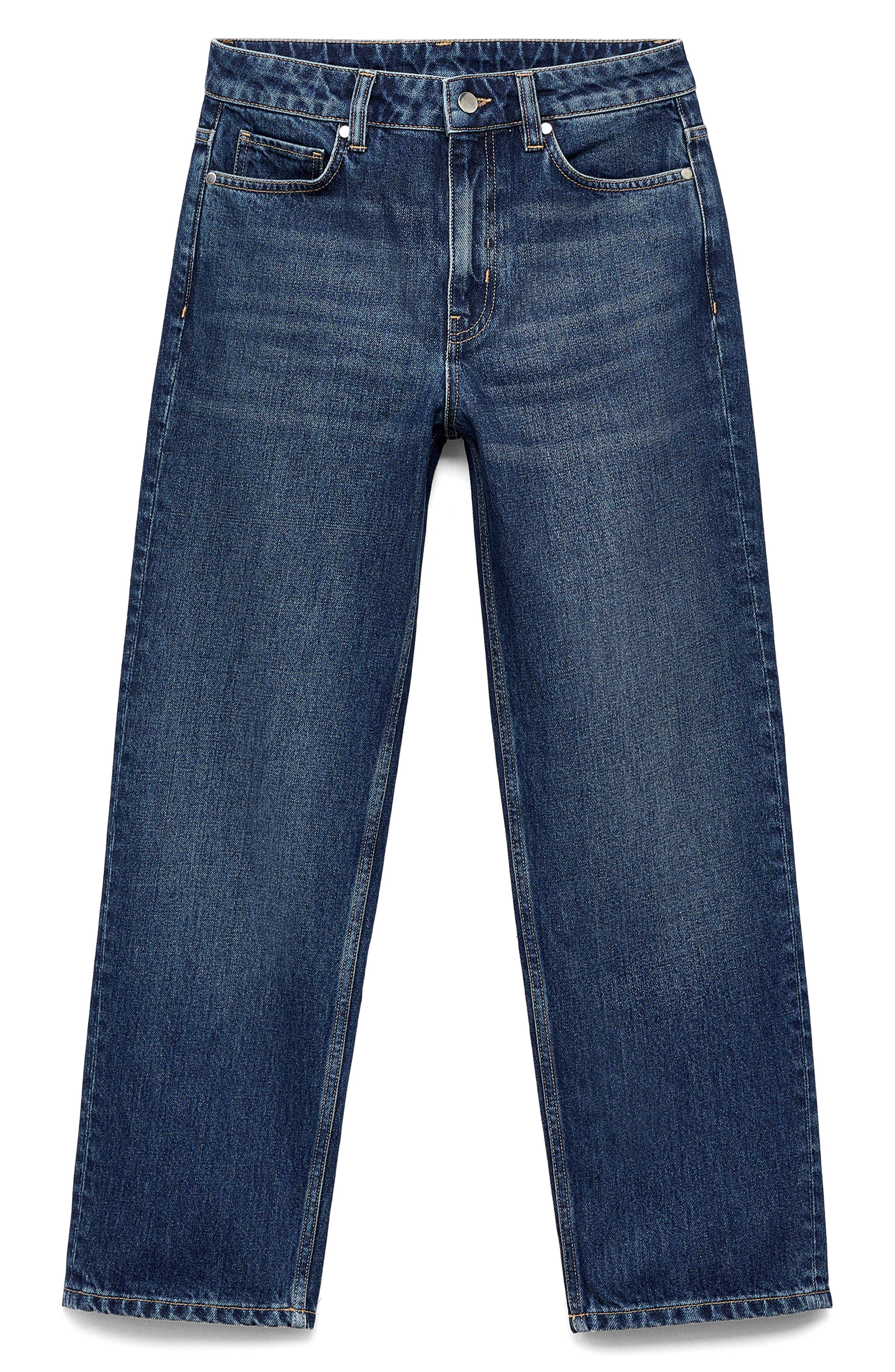 Mid Rise Straight Leg Jeans - image 2