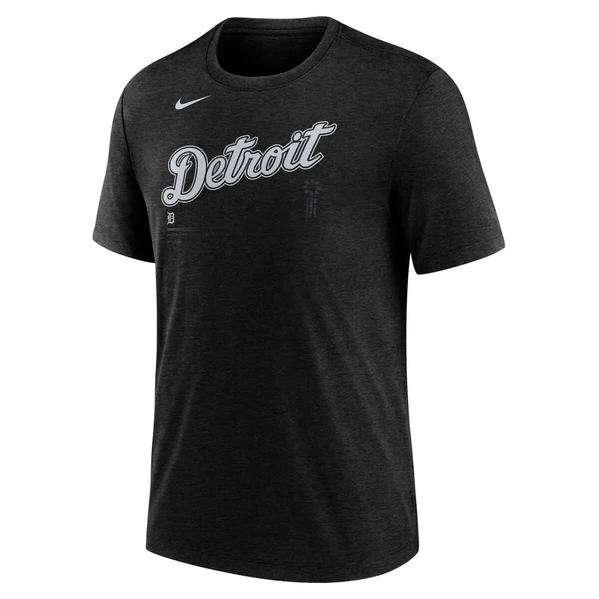 Men's Nike  Heather Black Detroit Tigers  Lights Out Tri-Blend T-Shirt - image 2
