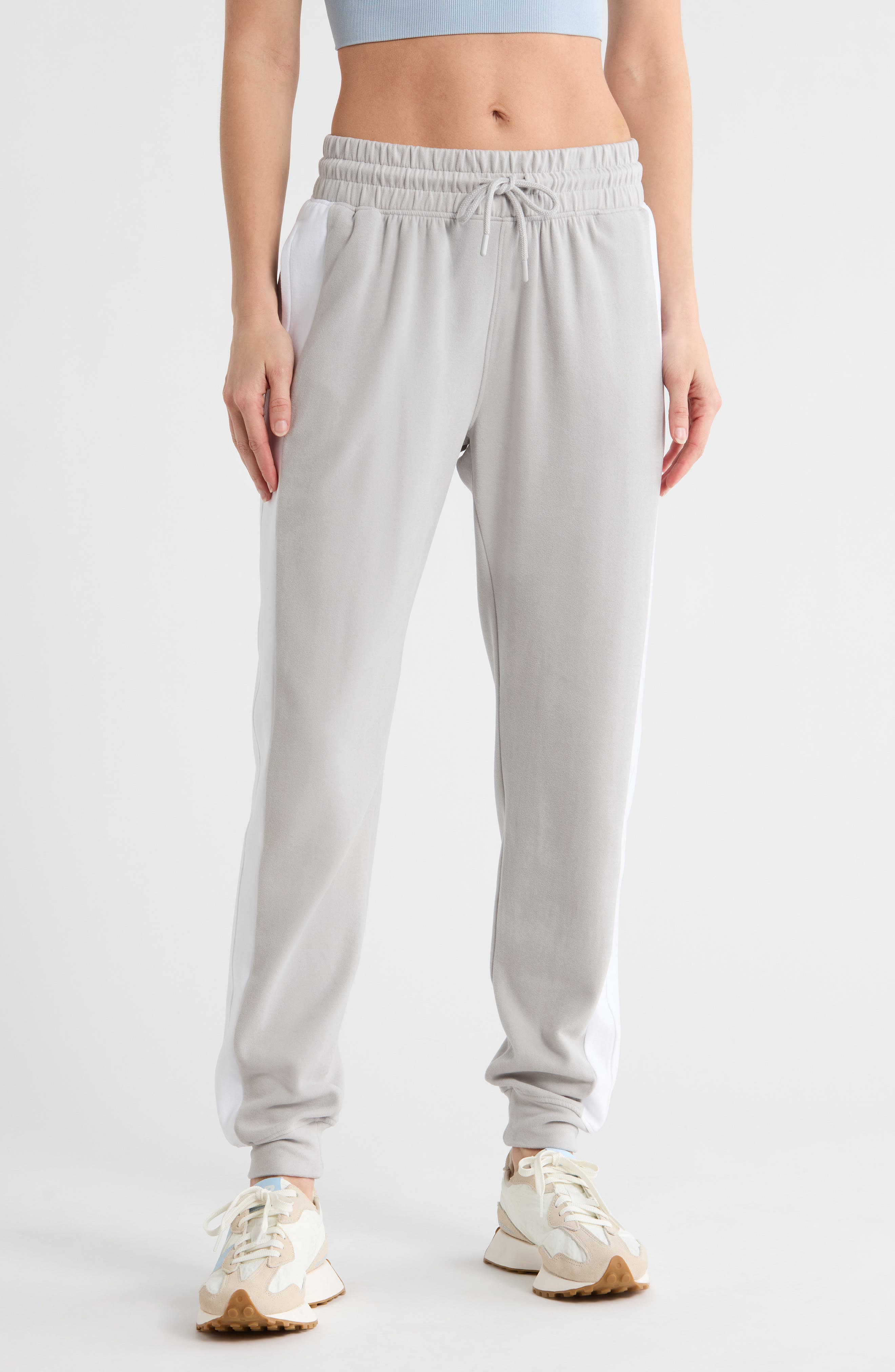 Stripe Fleece Joggers - image 1