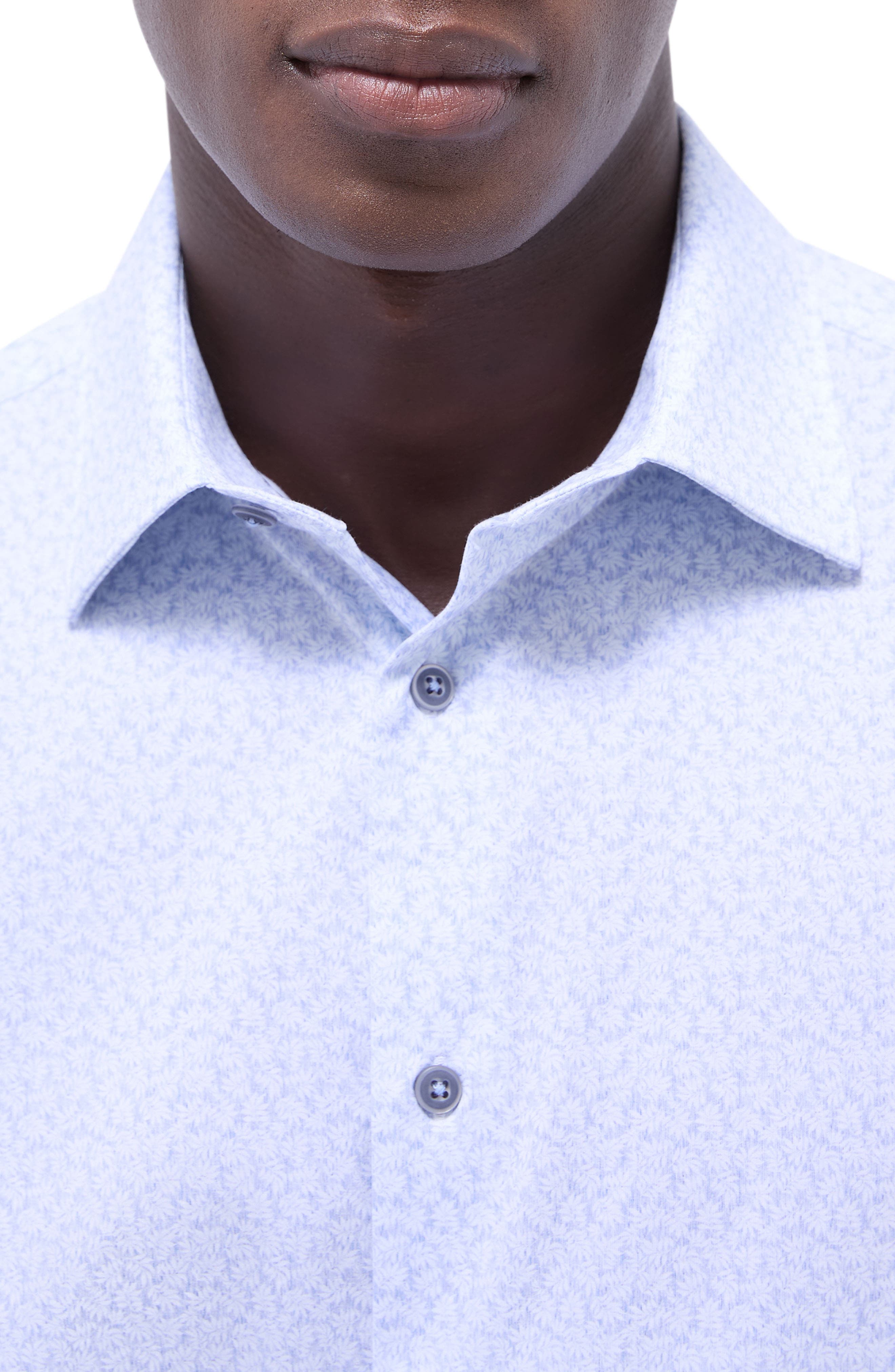 James OoohCotton Leaf Print Button-Up Shirt - image 2