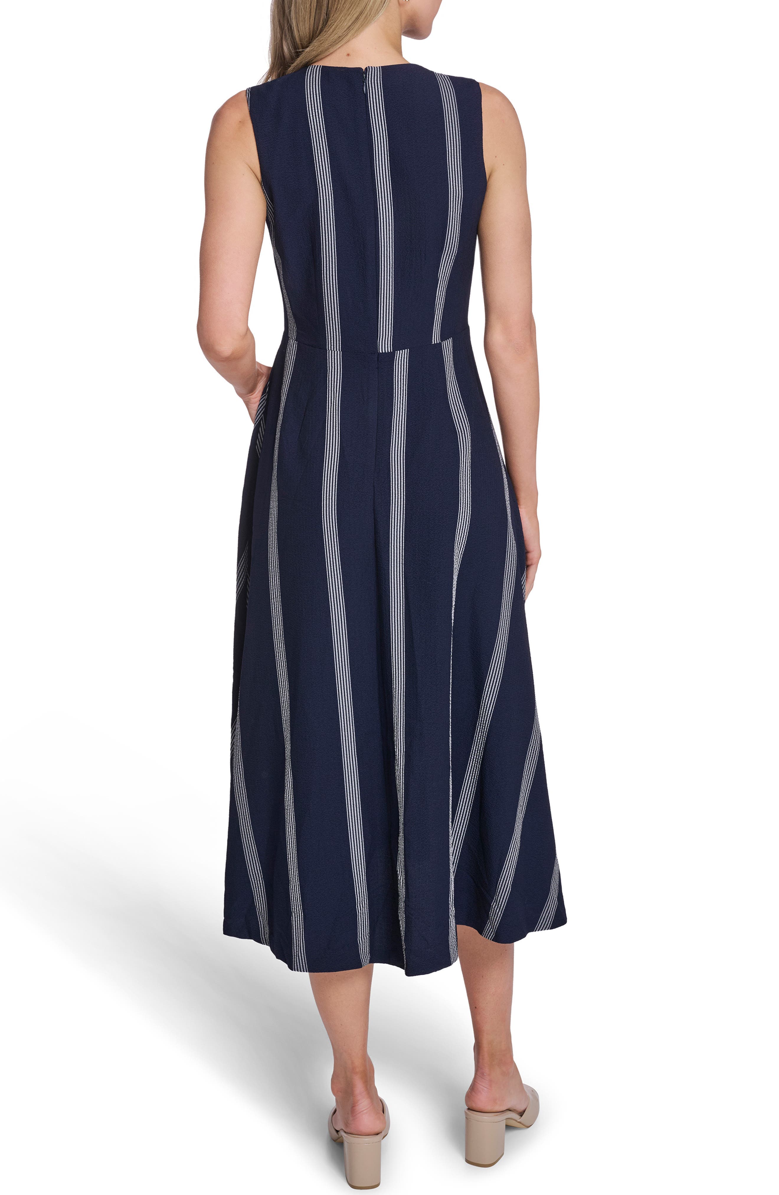 Stripe Midi Dress - image 4