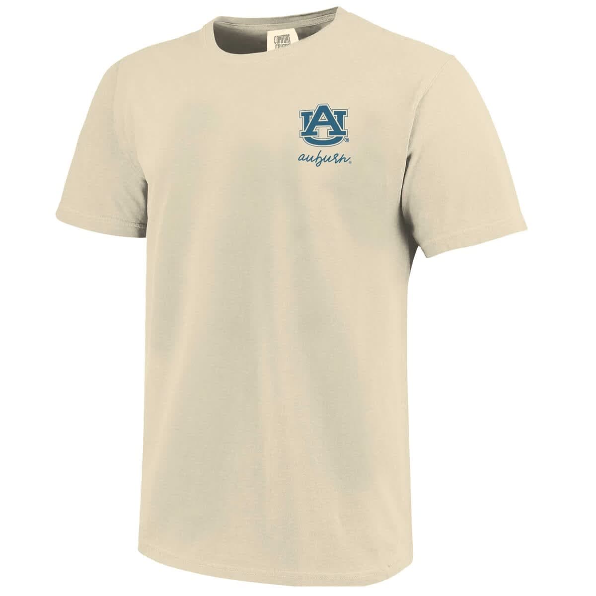 Women's Comfort Colors Natural Auburn Tigers Coquette T-Shirt - image 2