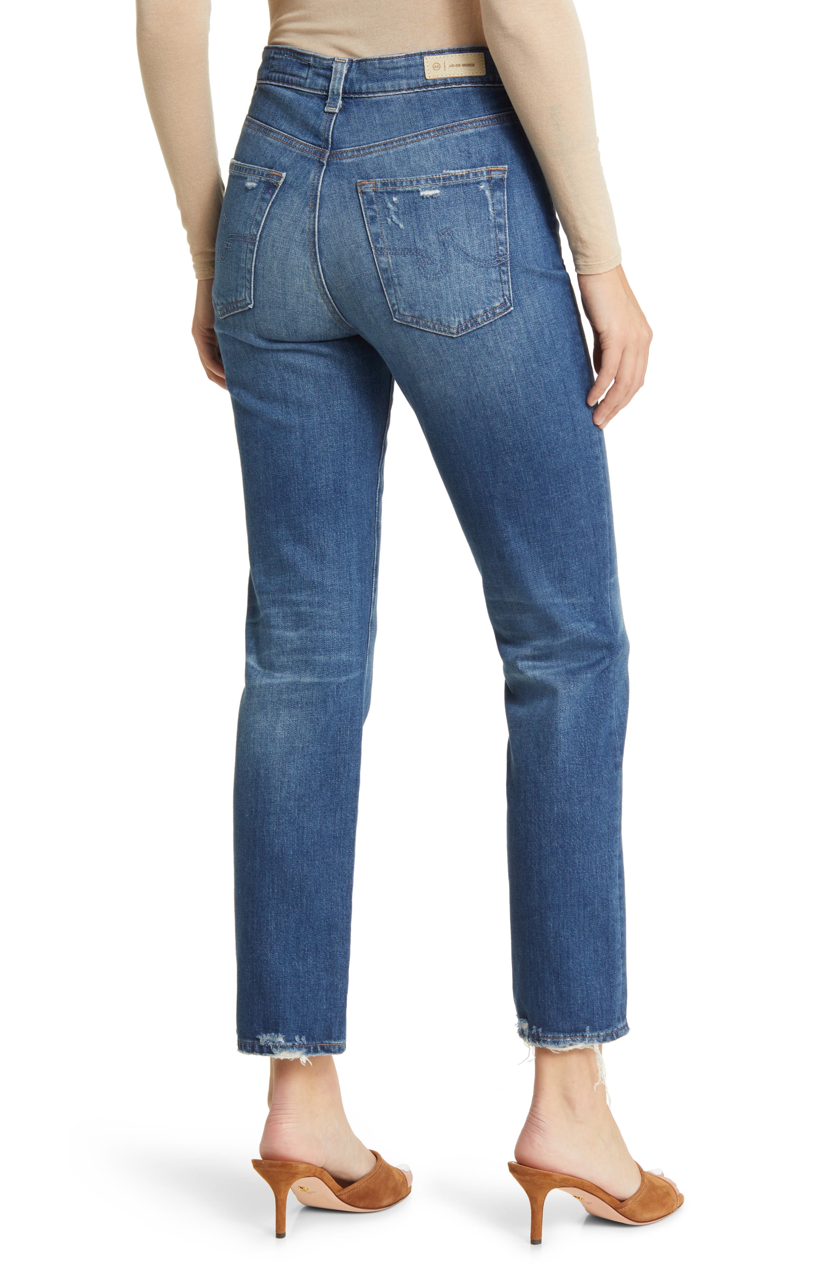 Saige High Waist Straight Leg Jeans - image 2