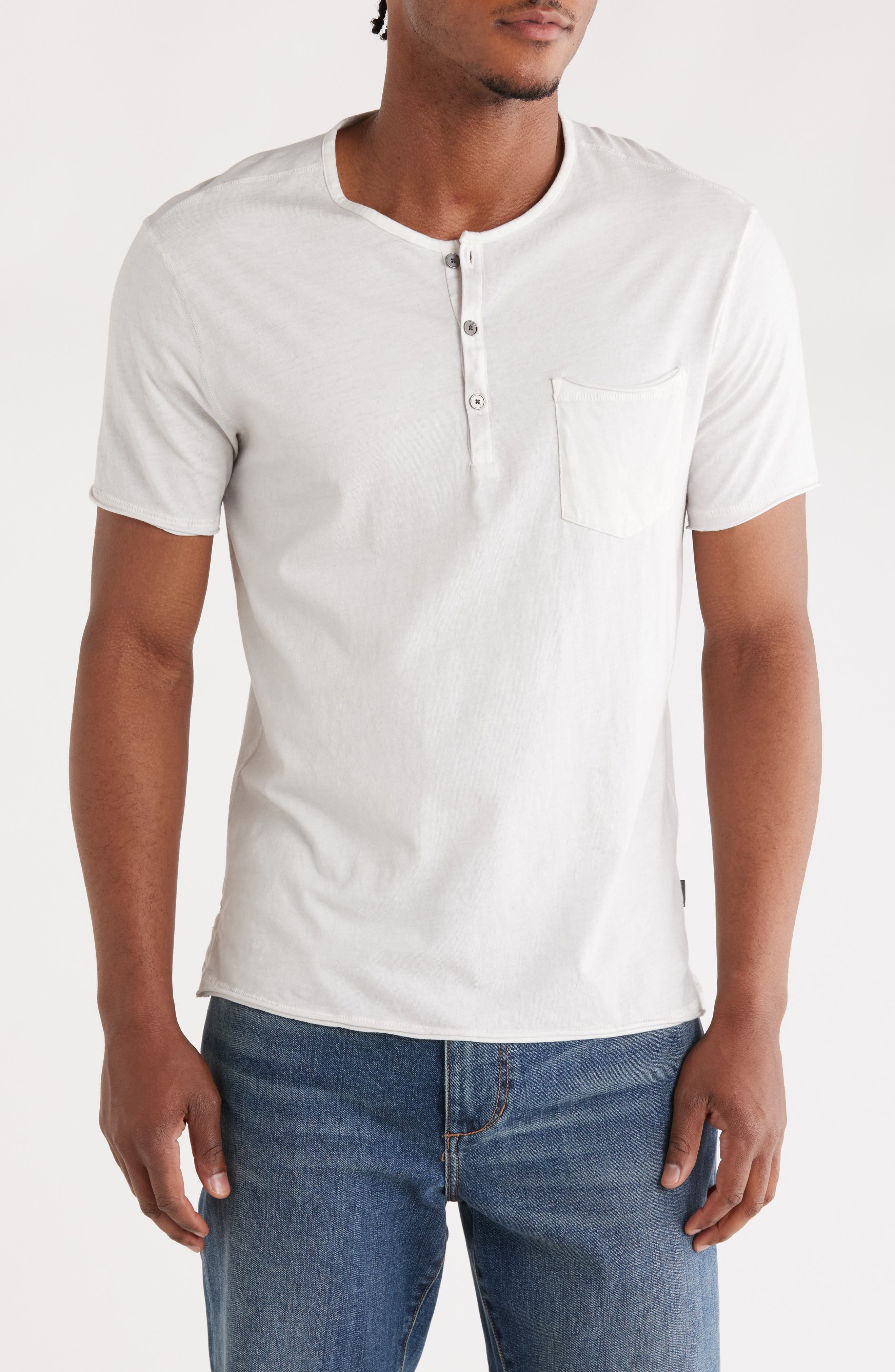 Rex Sublime Wash Organic Cotton Short Sleeve Henley - image 1