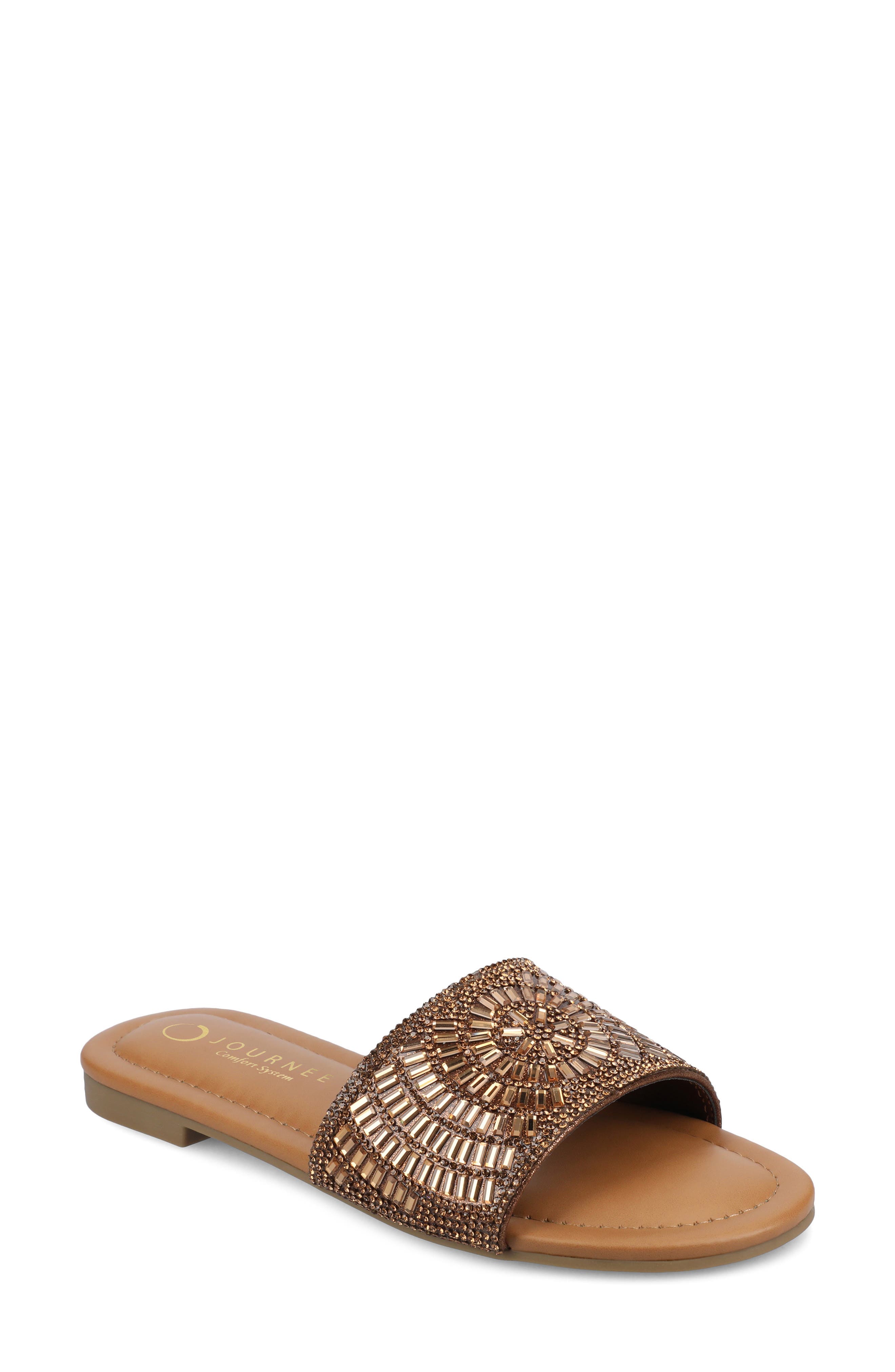 Maria Crystal Embellished Slide Sandal - image 5
