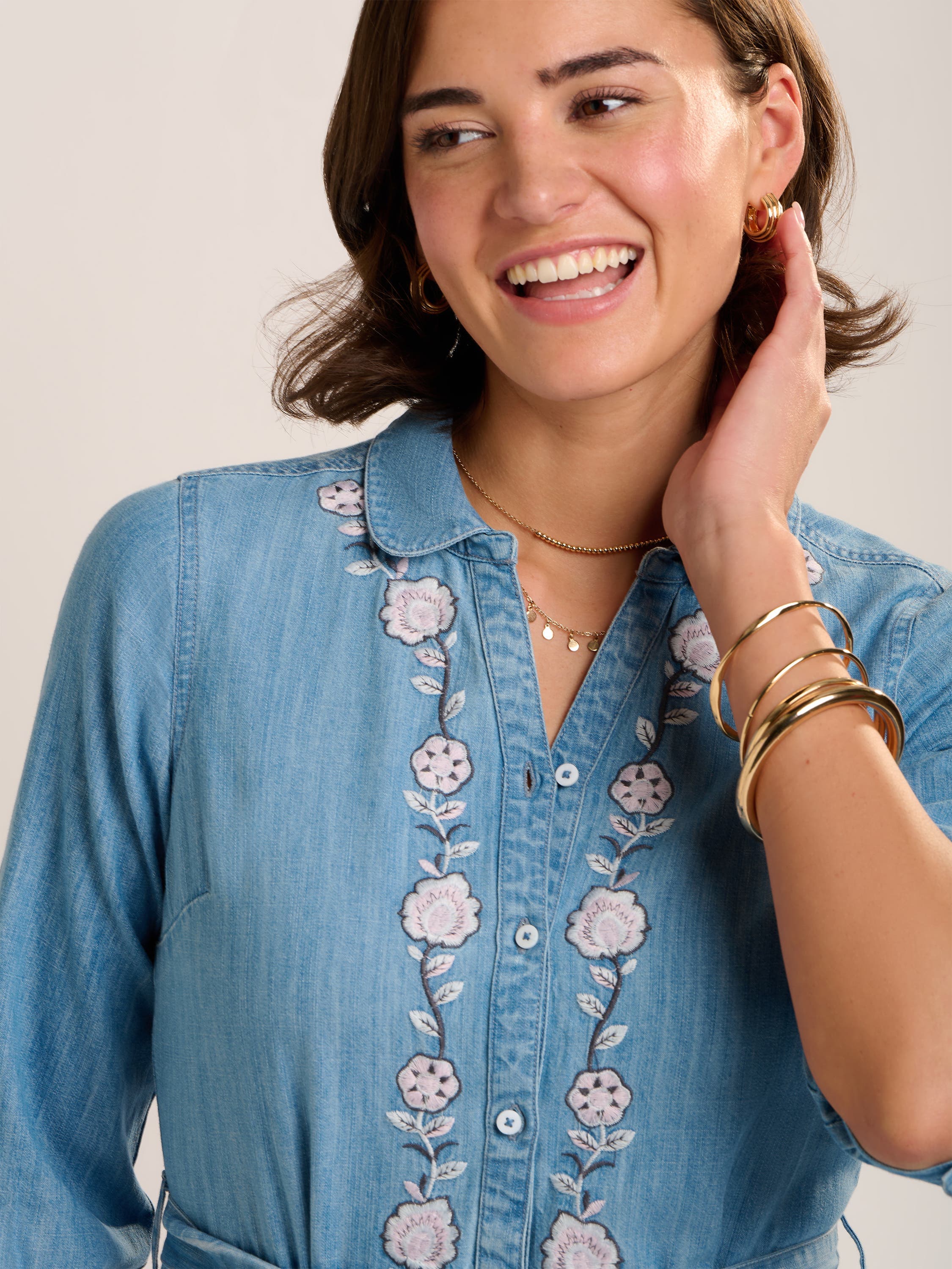 Viviana Embroidered Maxi Dress - image 2