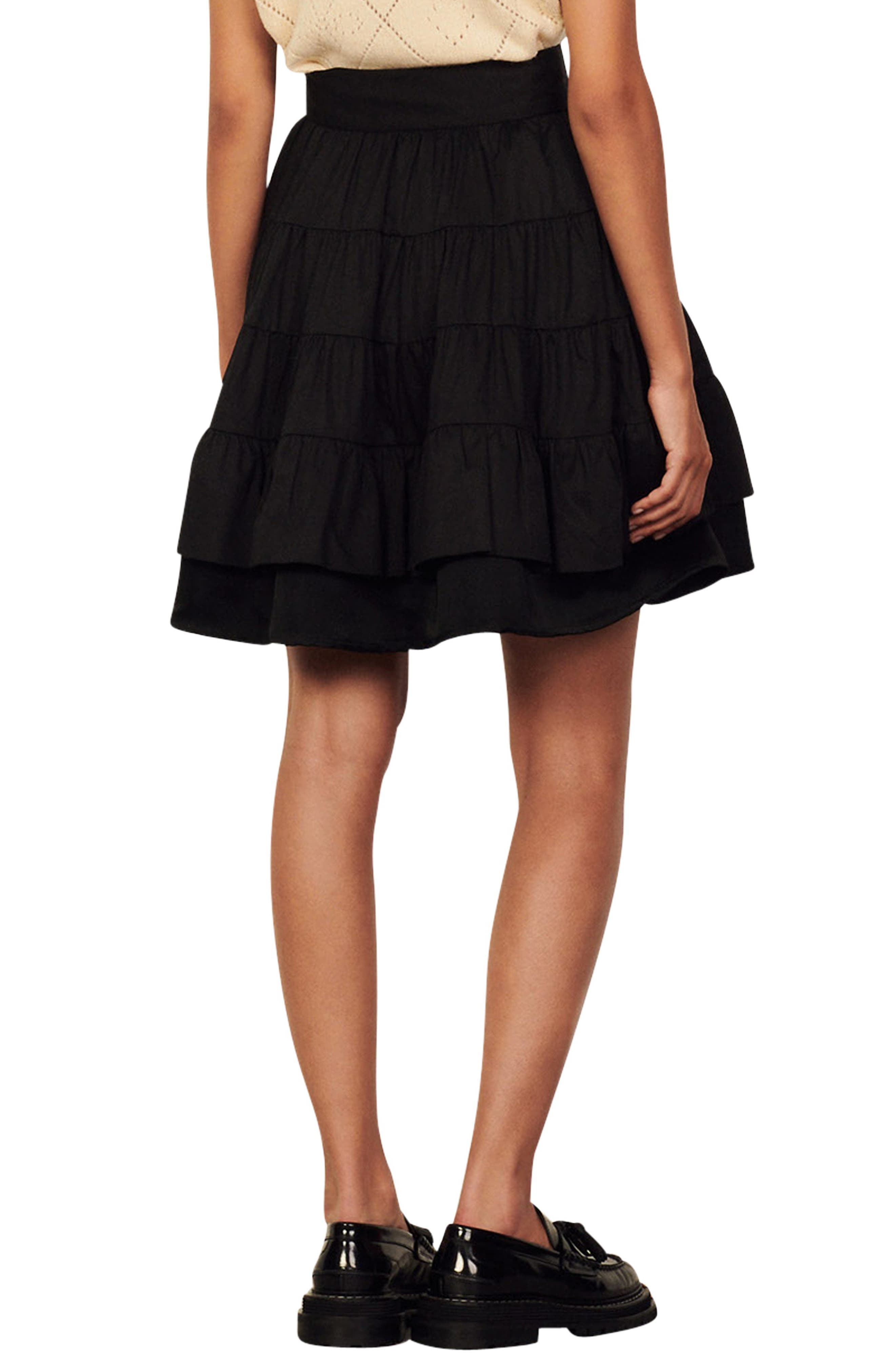 Tiered Cotton Skirt - image 2
