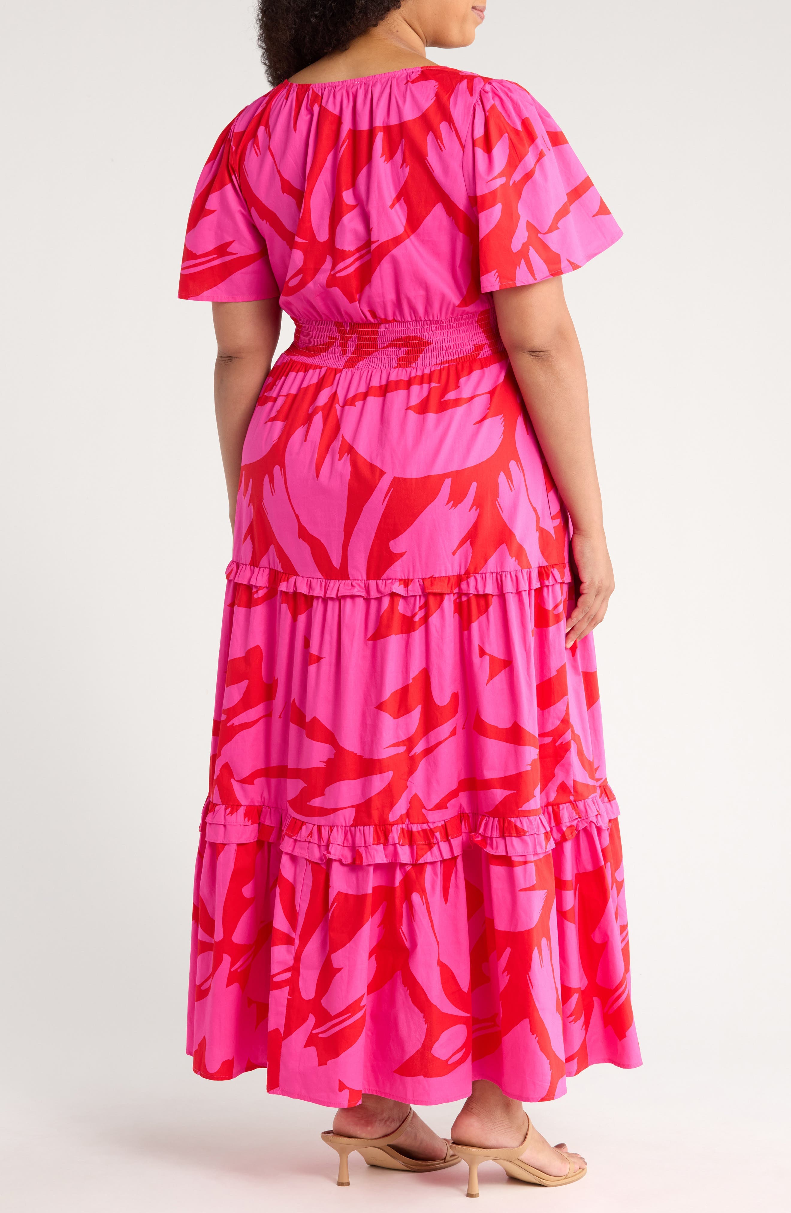 Jolene Print Tiered Maxi Dress - image 2