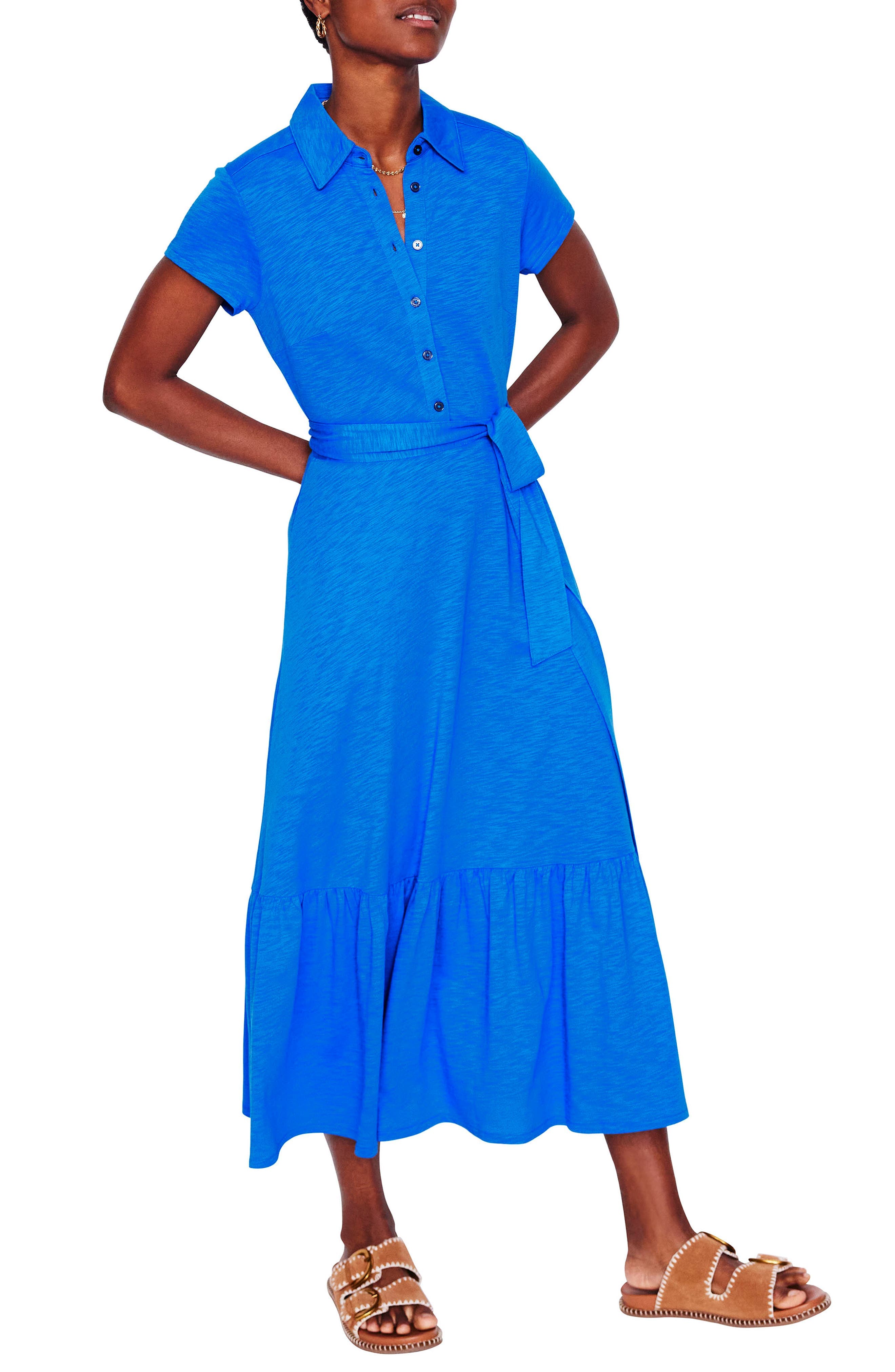Cressida Slub Jersey Dress - image 1