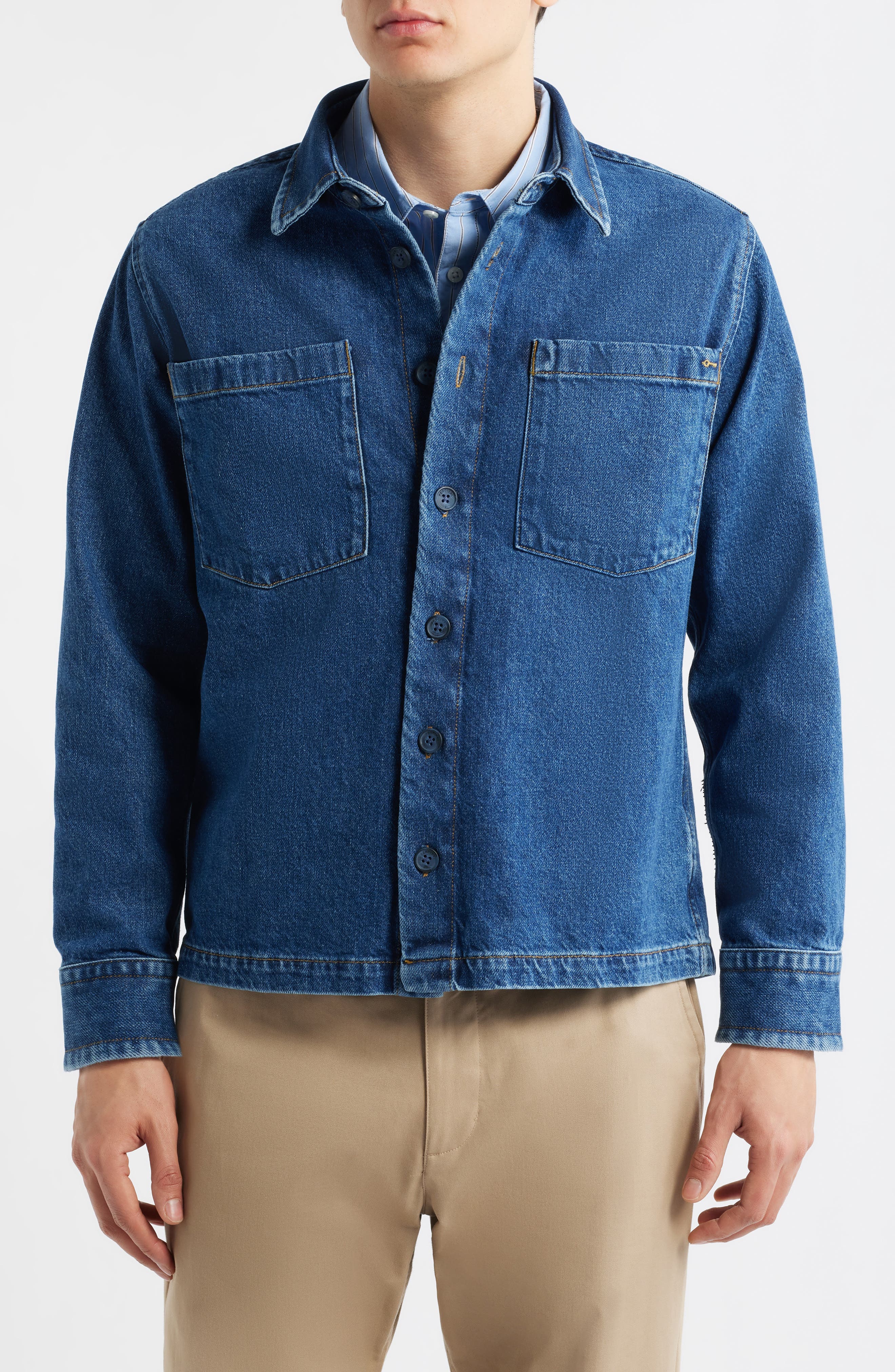Heavyweight Denim Overshirt - image 2