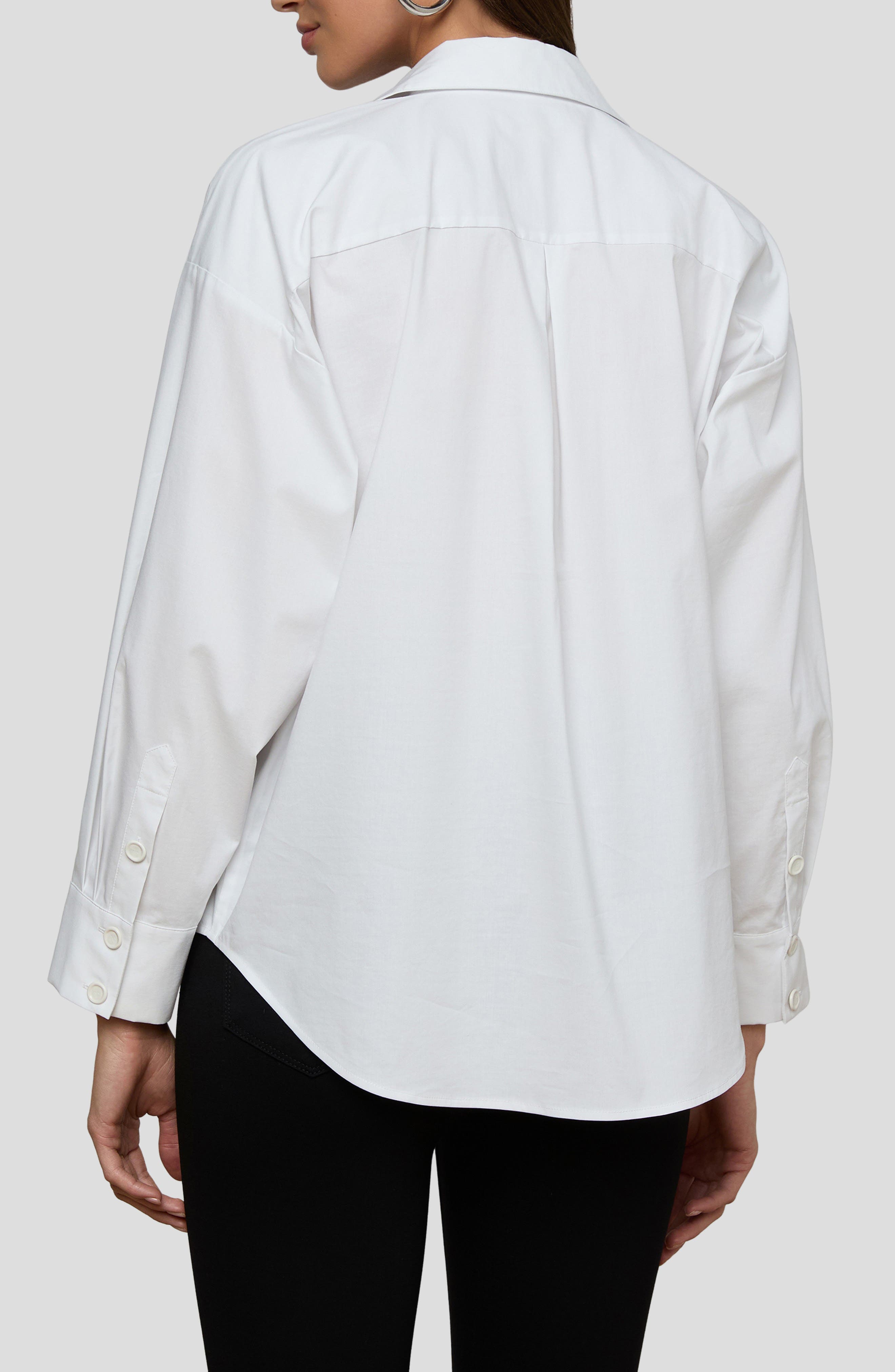 Rylie Relaxed Fit Organic Cotton Blend Button-Up Shirt - image 2