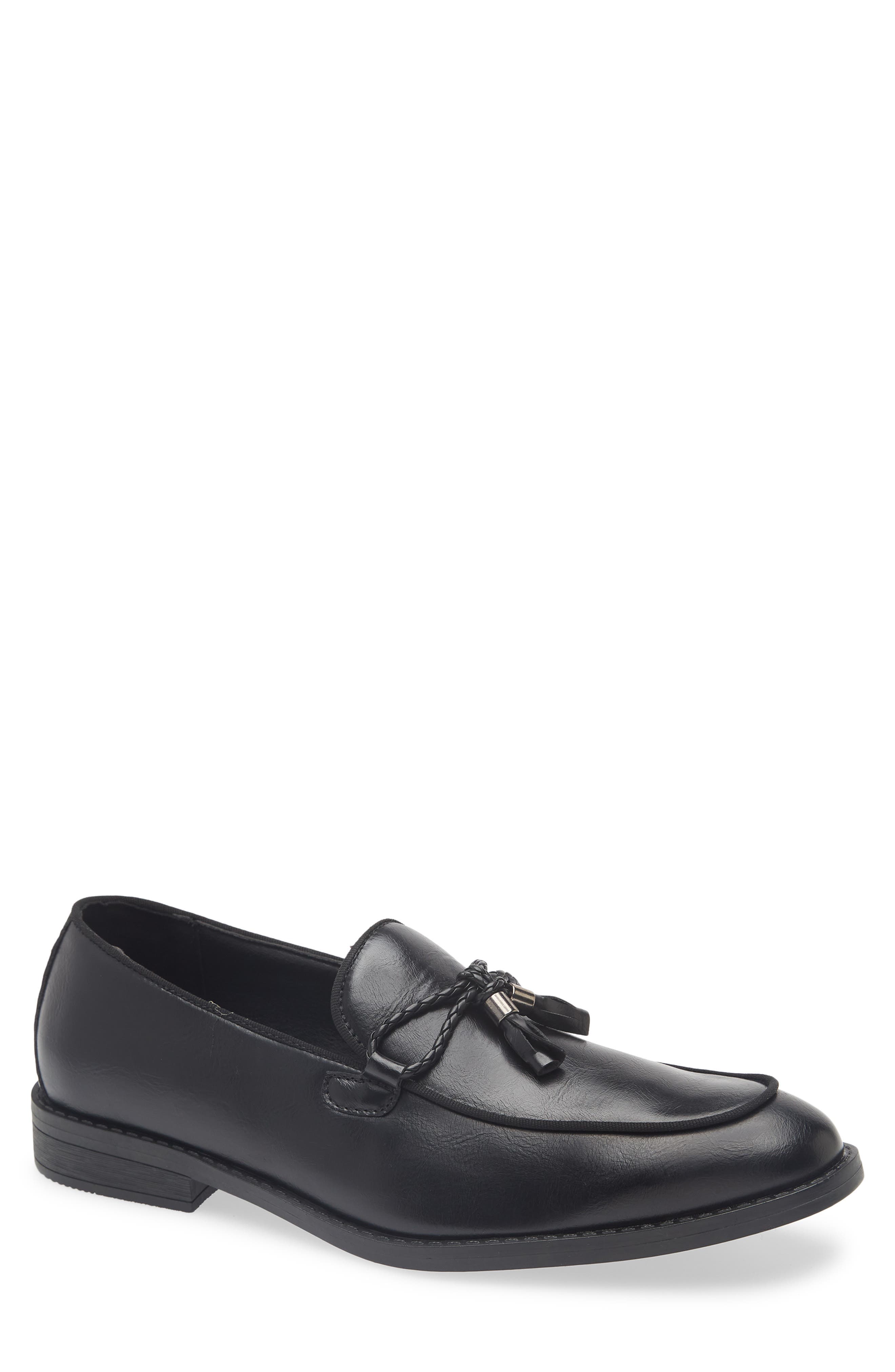 Tassel Faux Leather Loafer - image 1