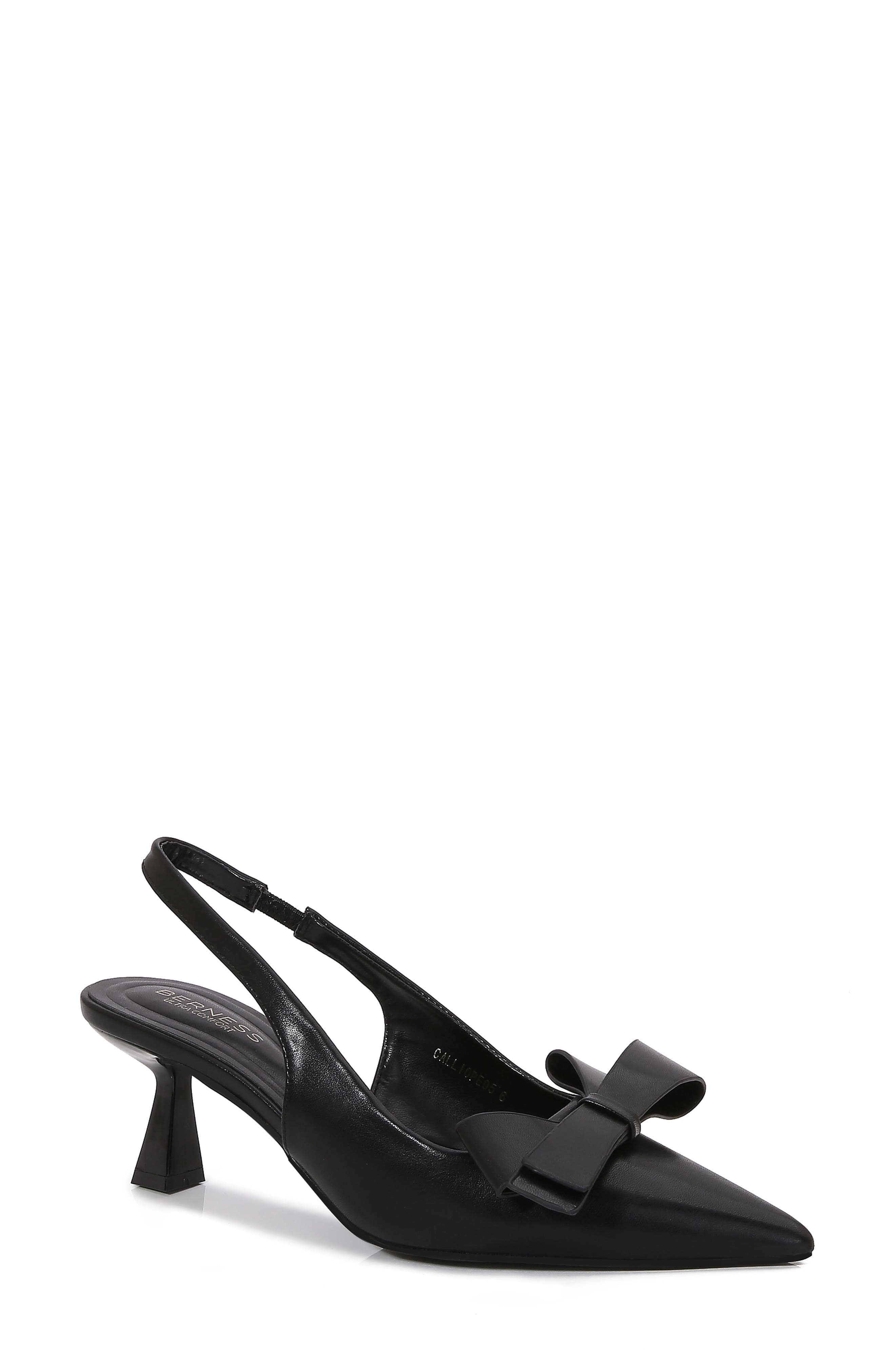 Calliope Asymmetric Bow Slingback Pump - image 1