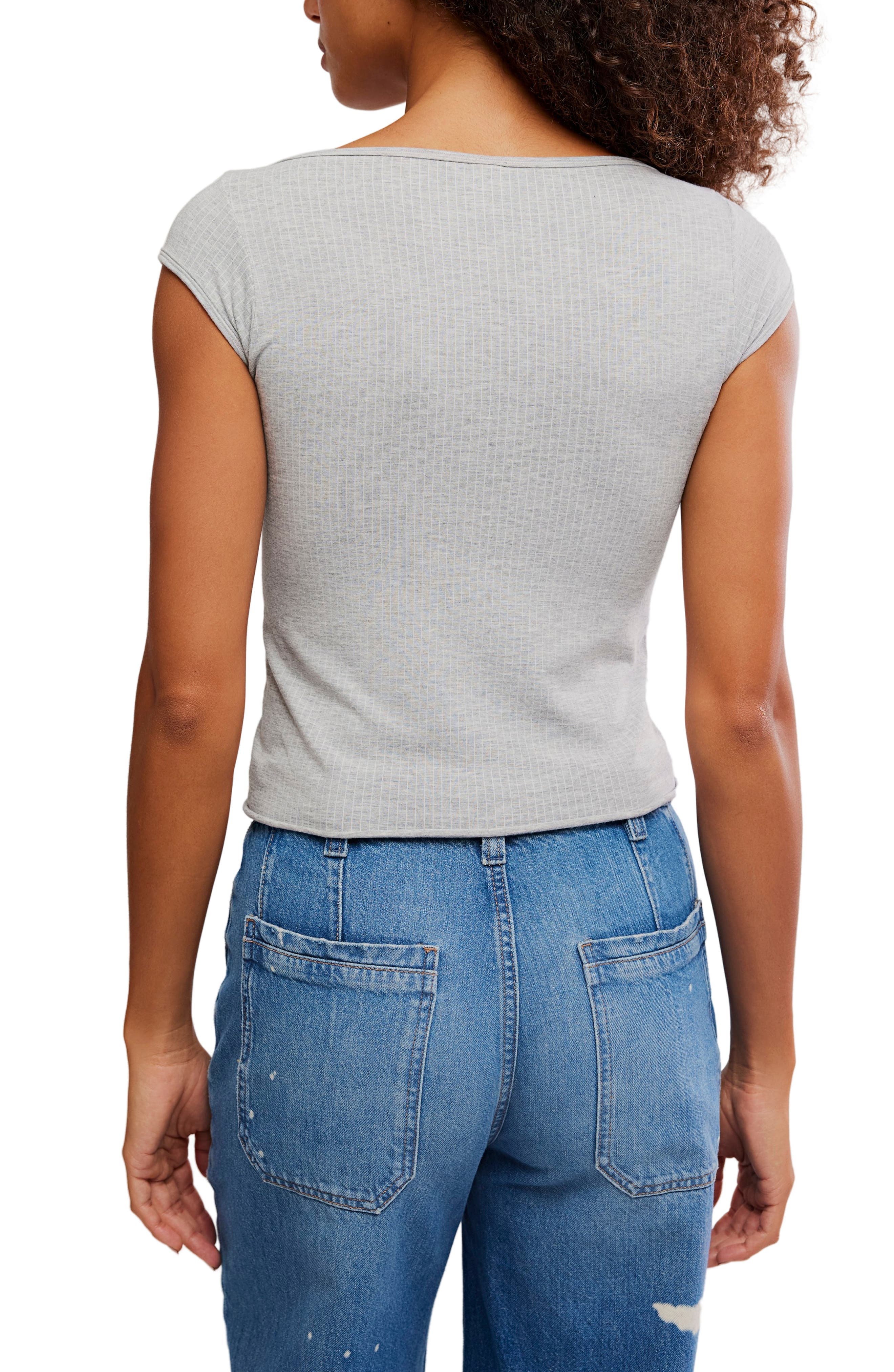 Seamless Boat Neck T-Shirt - image 2