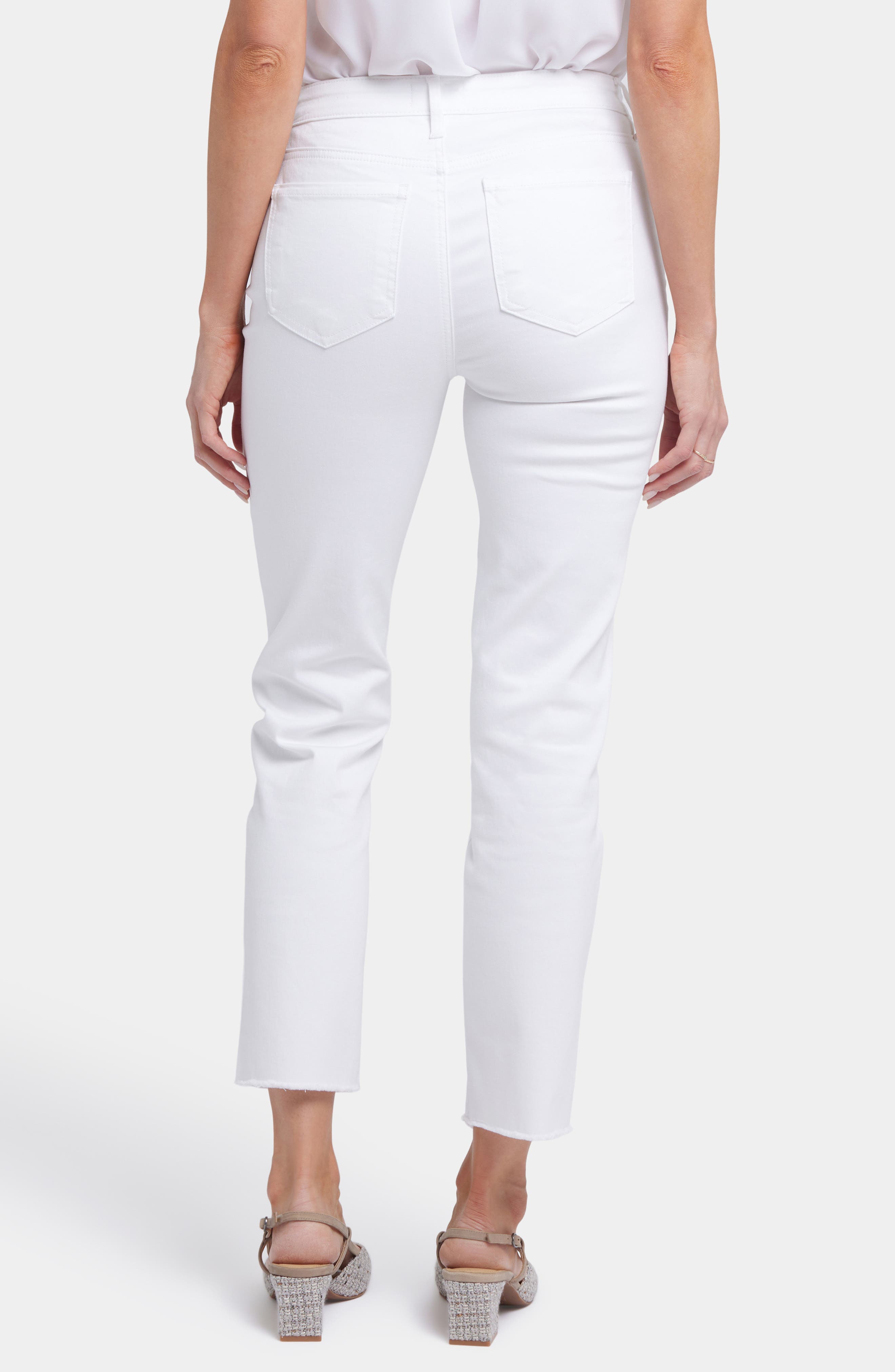 Sheri Raw Hem Ankle Slim Jeans - image 2