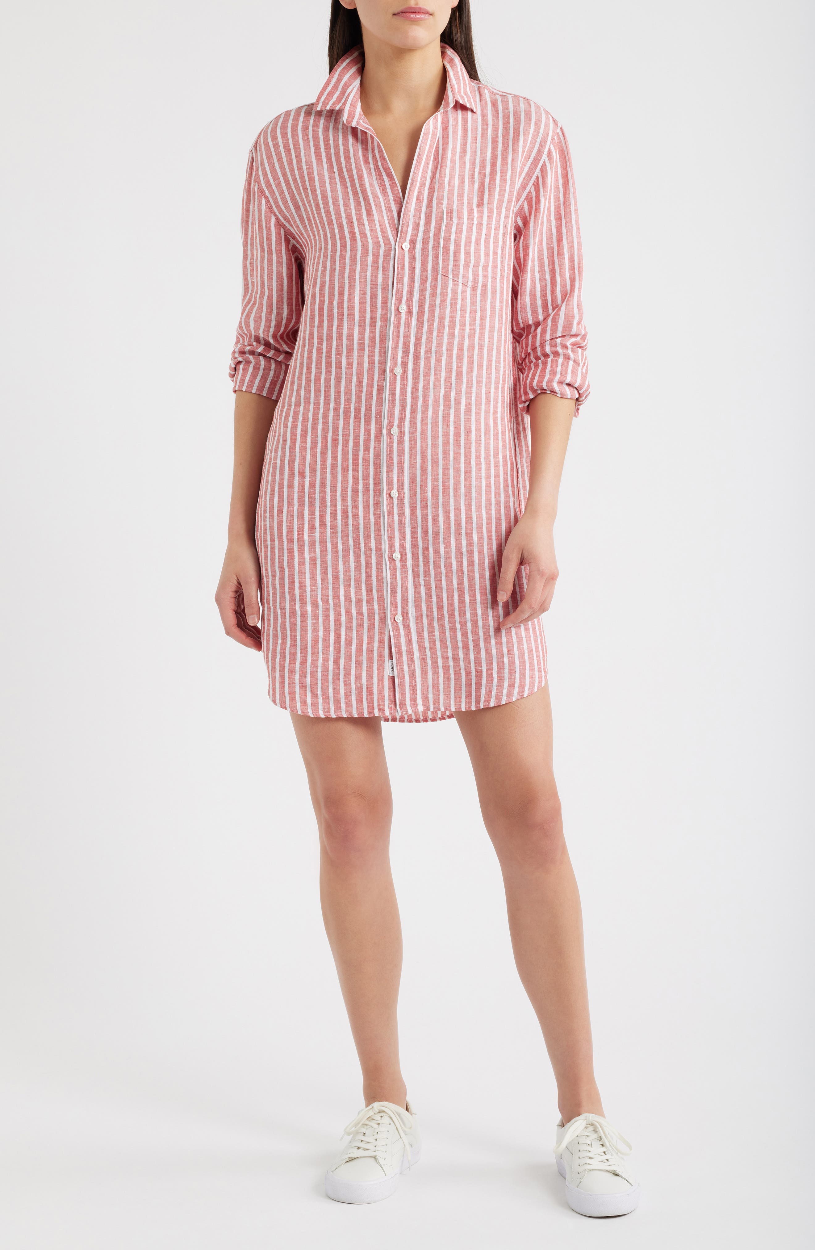 Mary Classic Long Sleeve Shirtdress - image 1