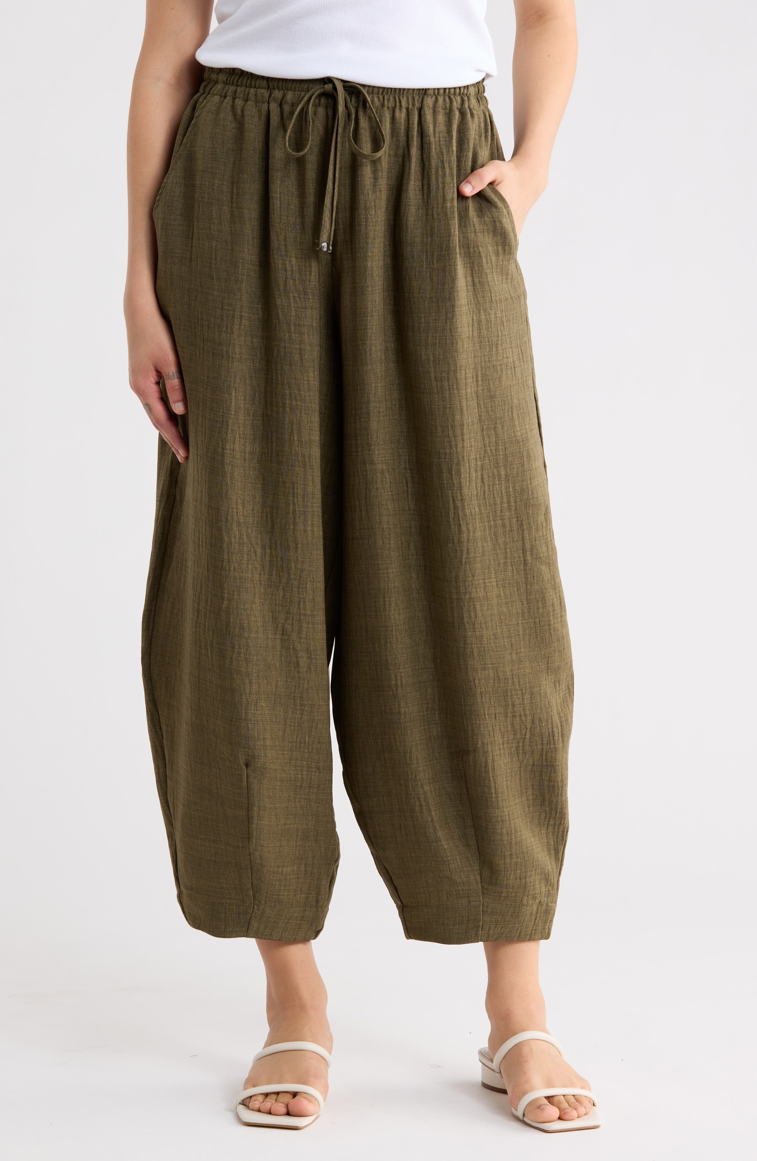 Drawstring Lantern Pants - image 5