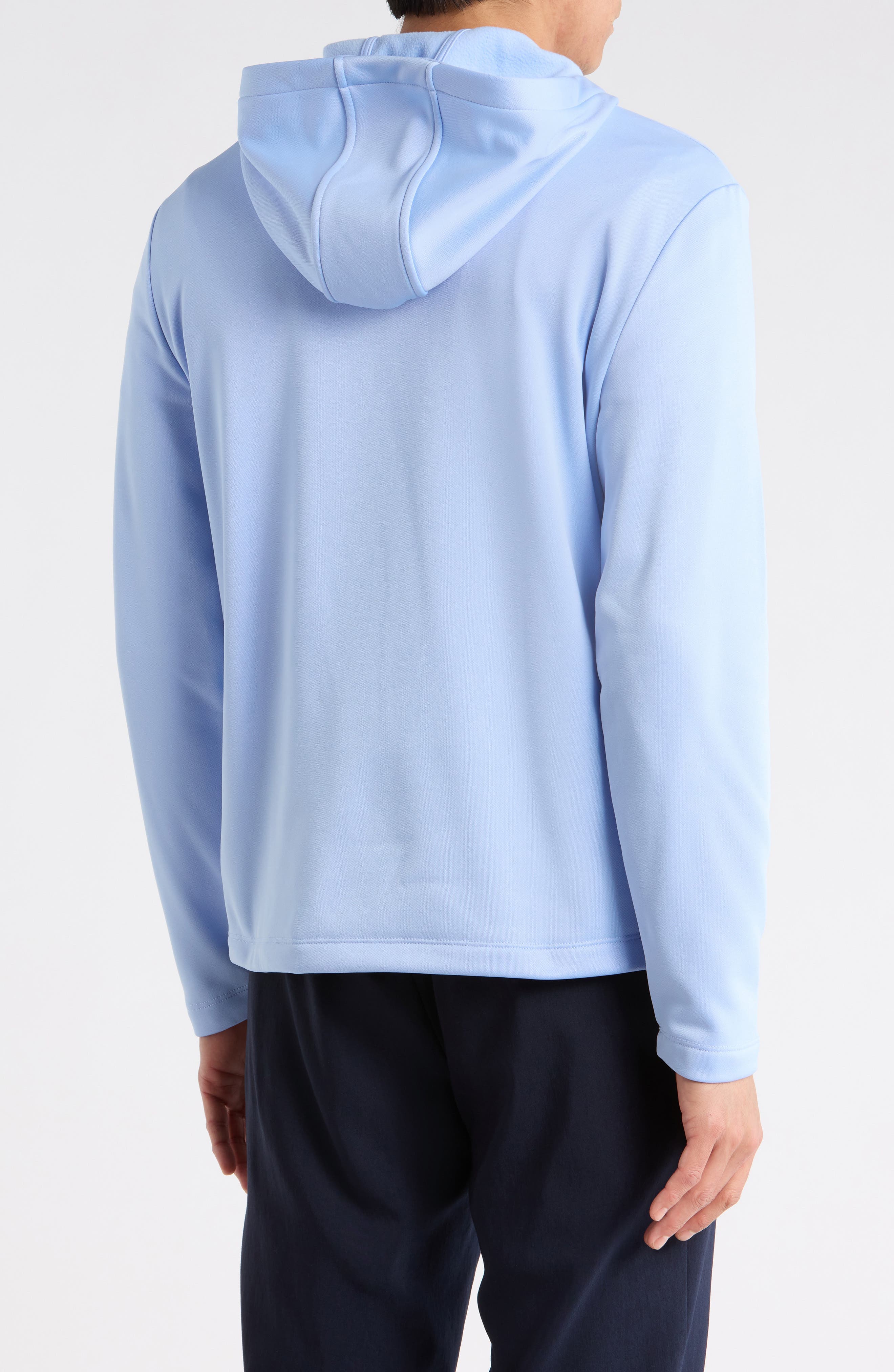 Long Sleeve Half-Zip Fleece Pullover Hoodie - image 4