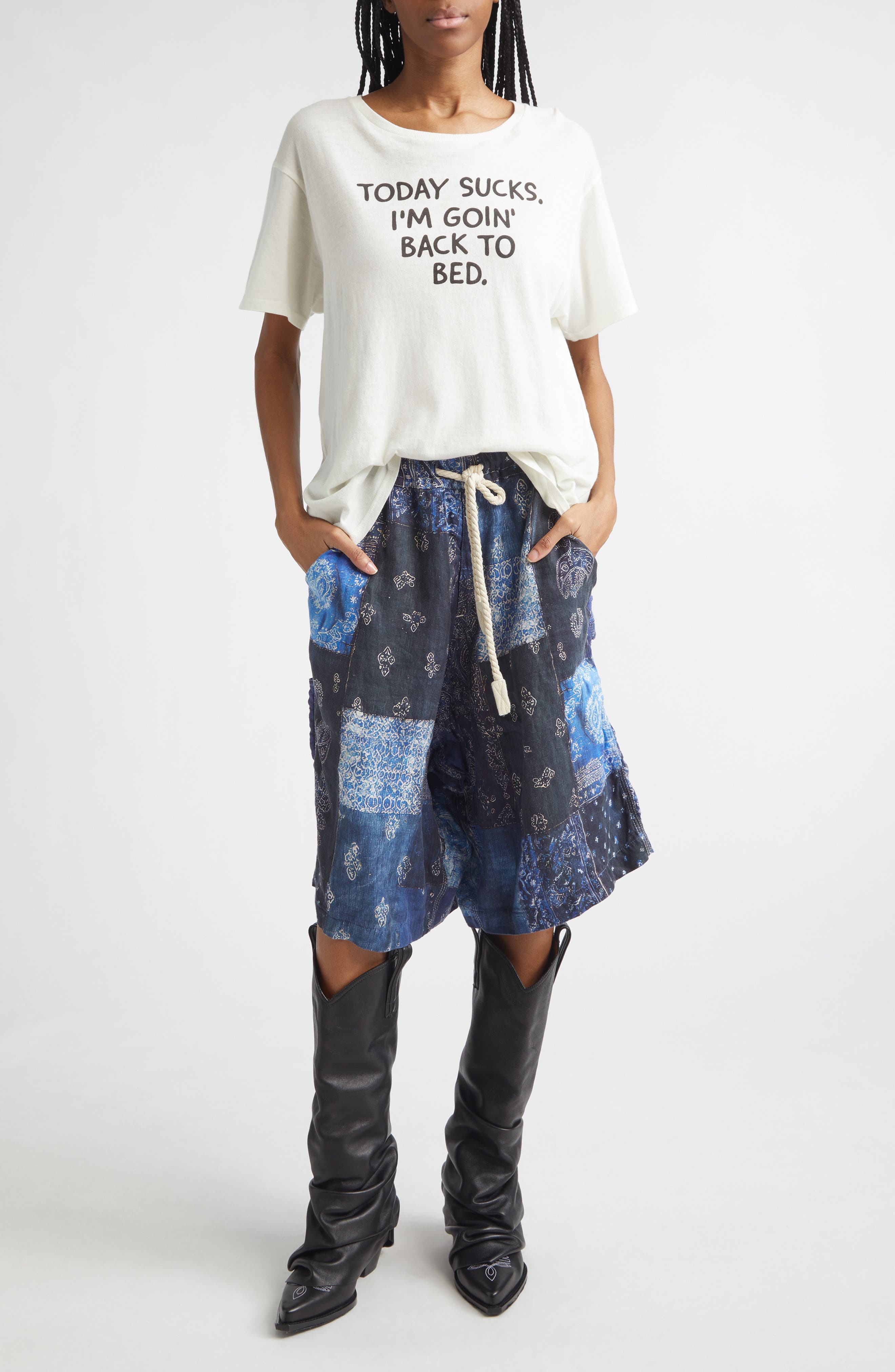 Today Sucks Cotton & Cashmere Graphic T-Shirt - image 2