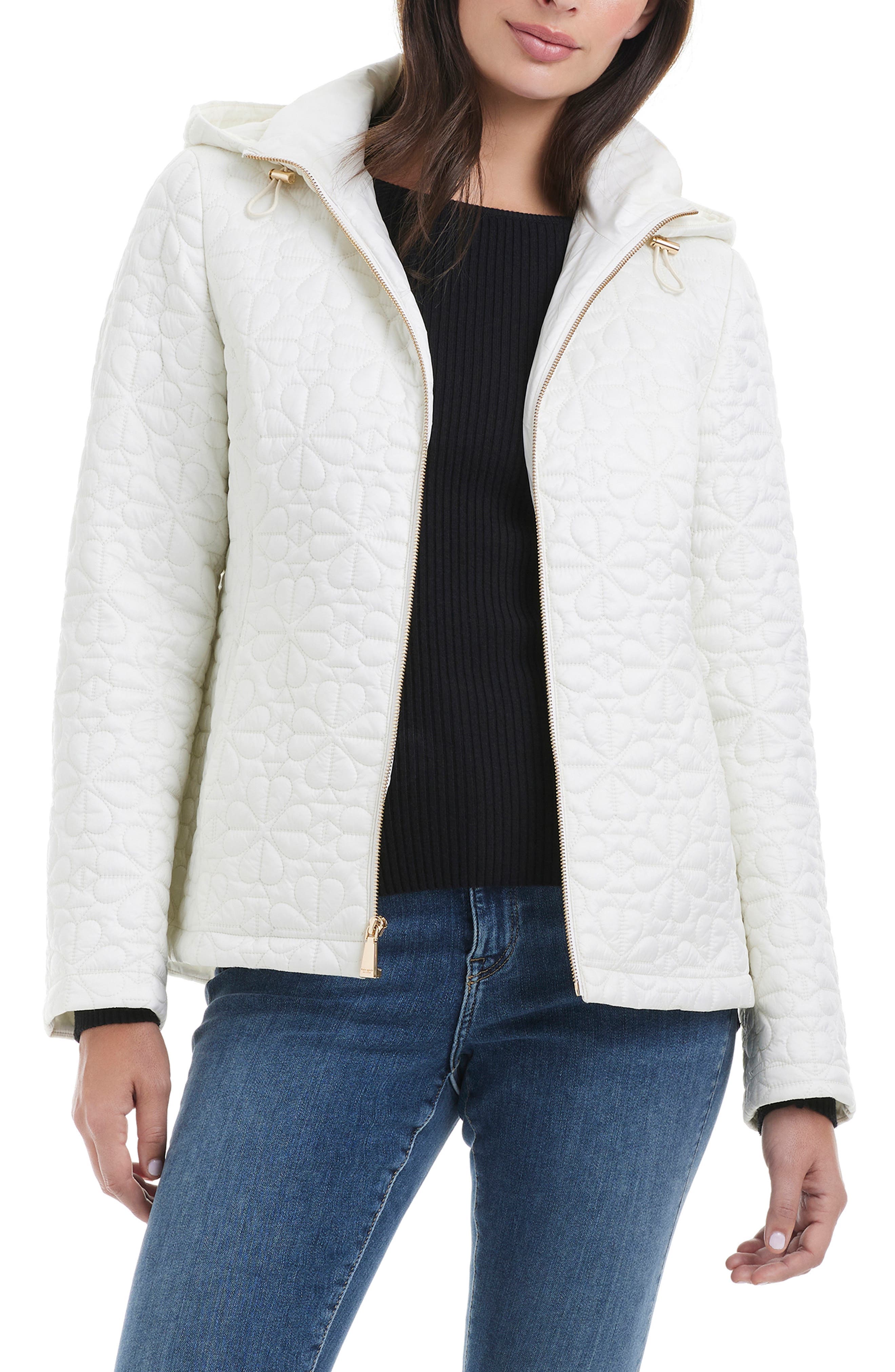spade floral quilted jacket - image 1