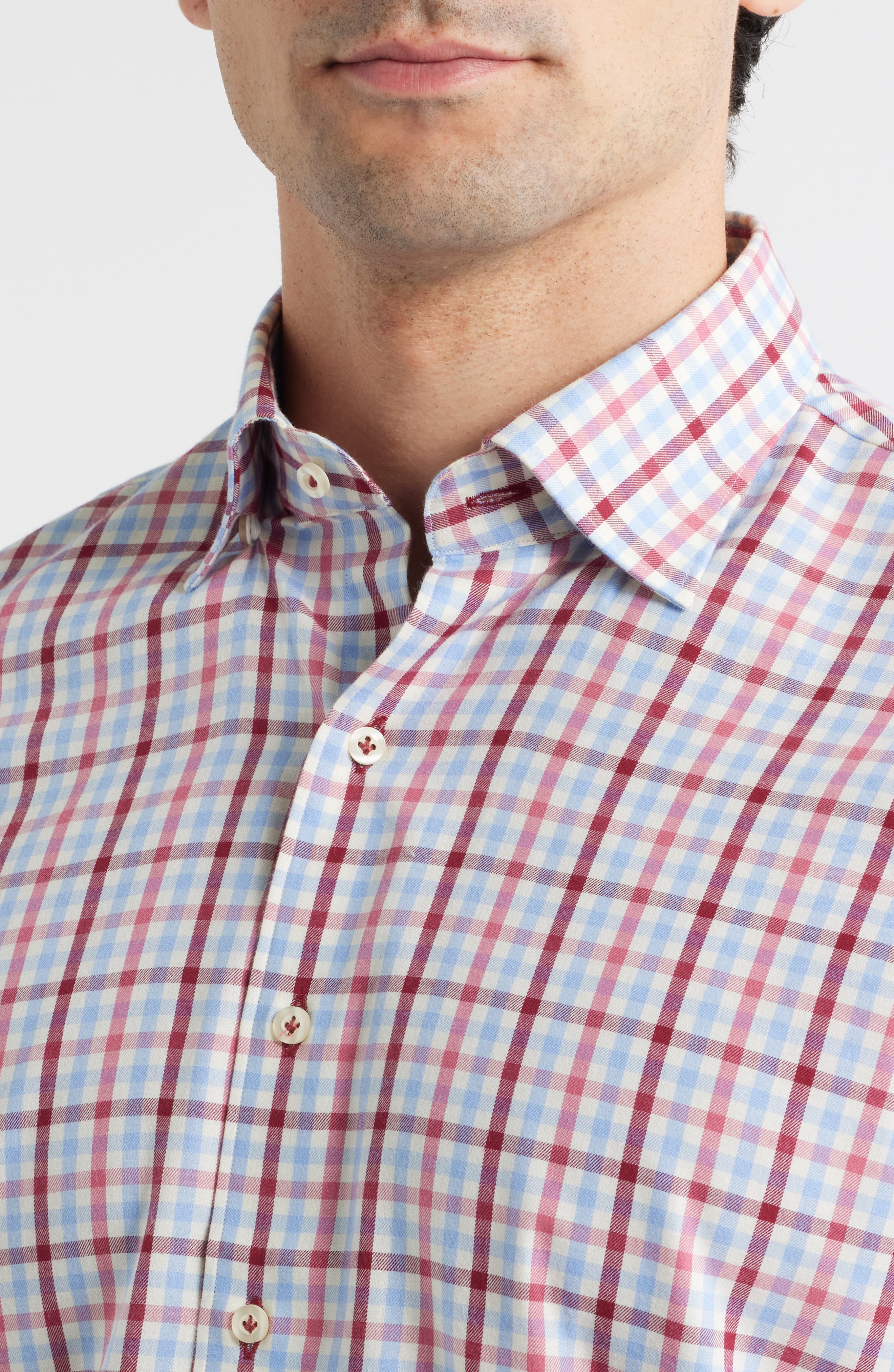 Clifton Check Top Shelf Cotton Twill Button-Up Shirt - image 2