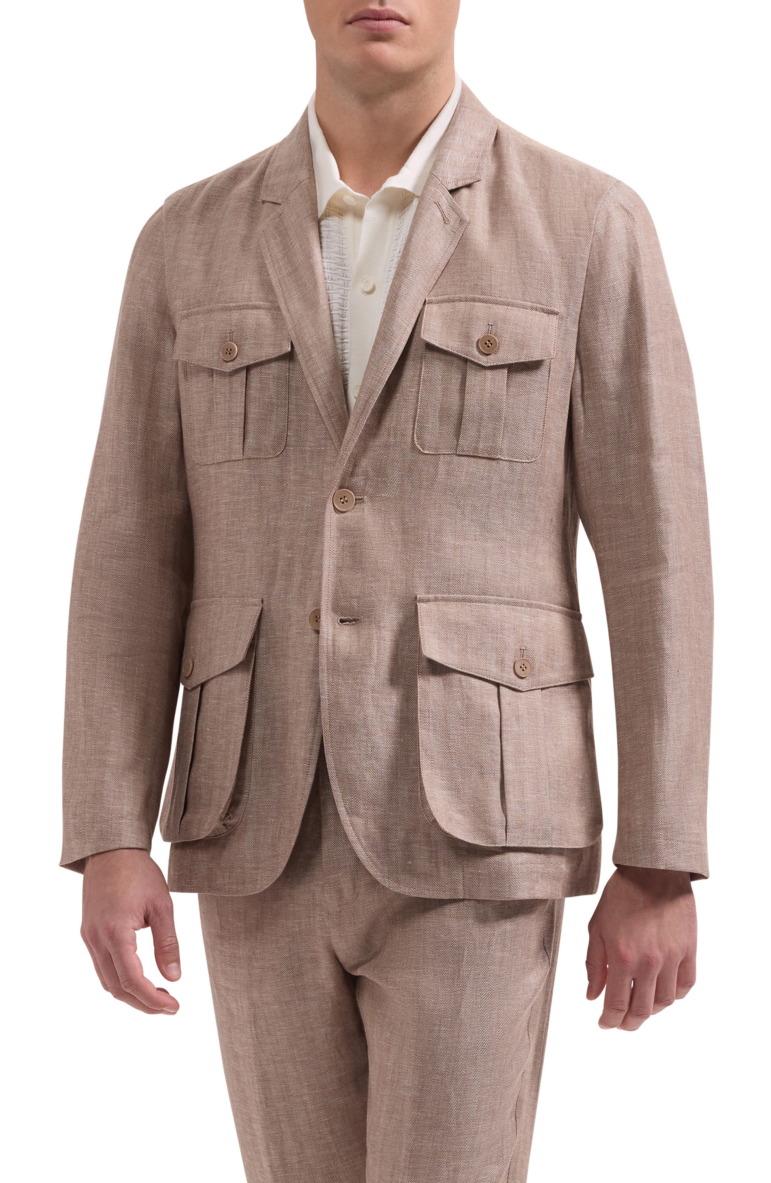 Linen Safari Jacket - image 1
