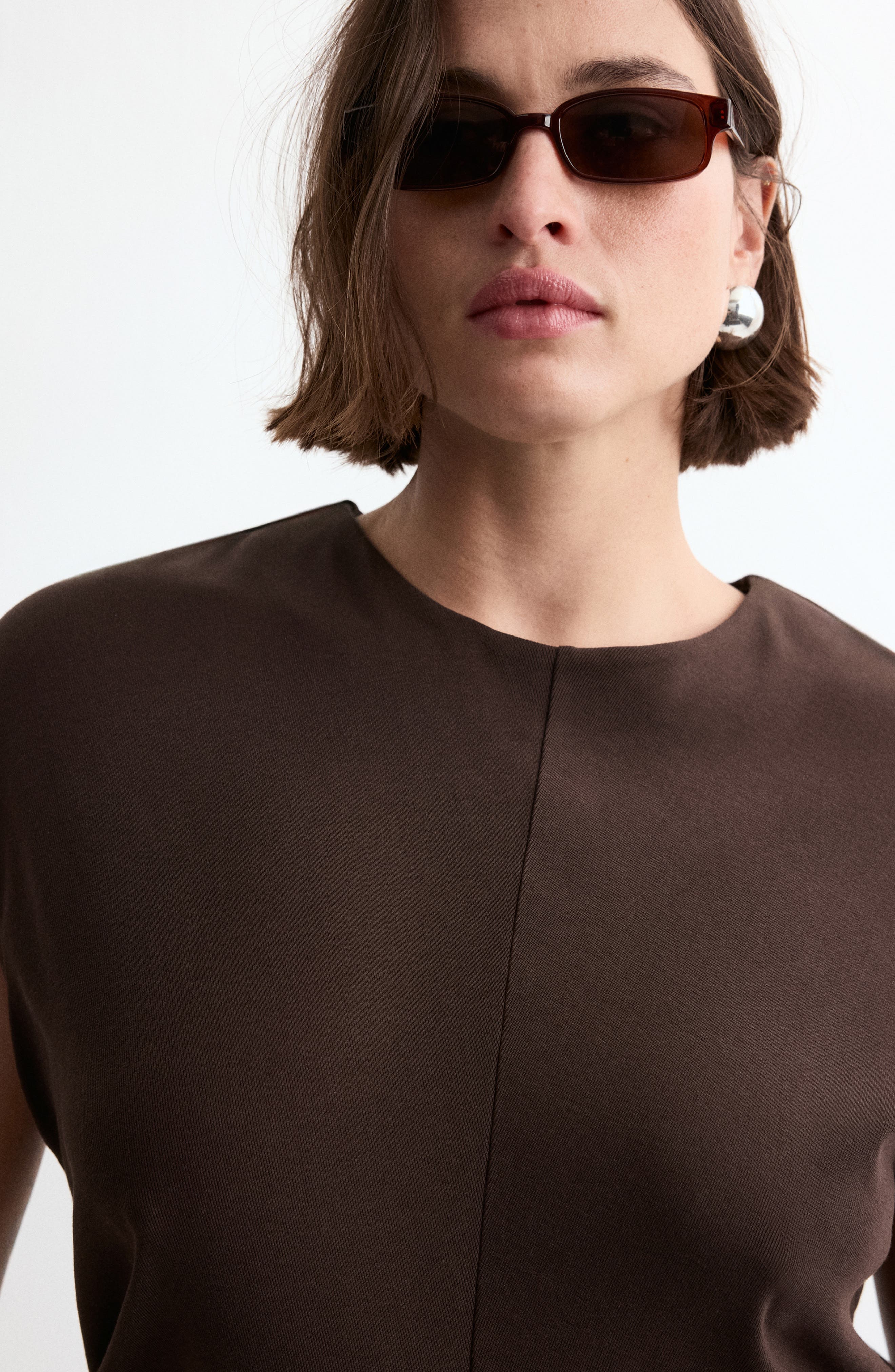 Cotton Jersey Midi Dress - image 2