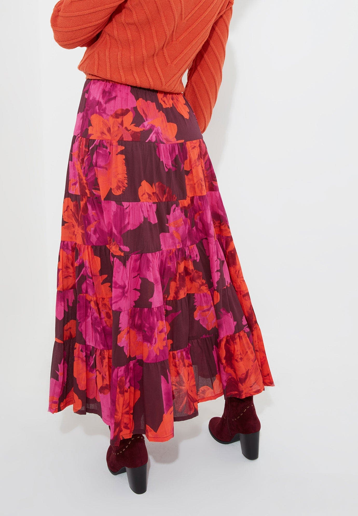 Tiered Midi Skirt - image 2