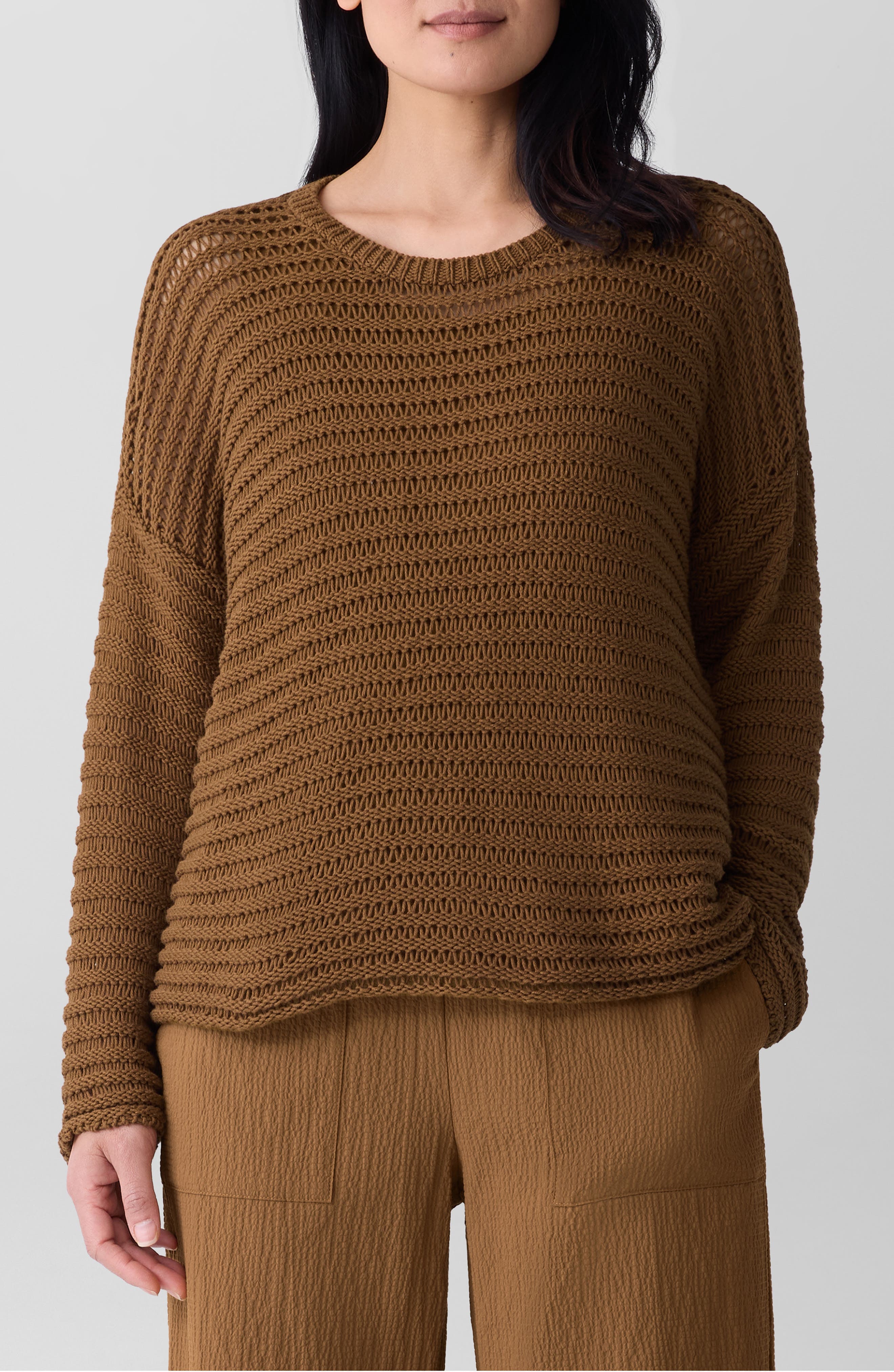 Crewneck Oversize Organic Cotton Sweater - image 5