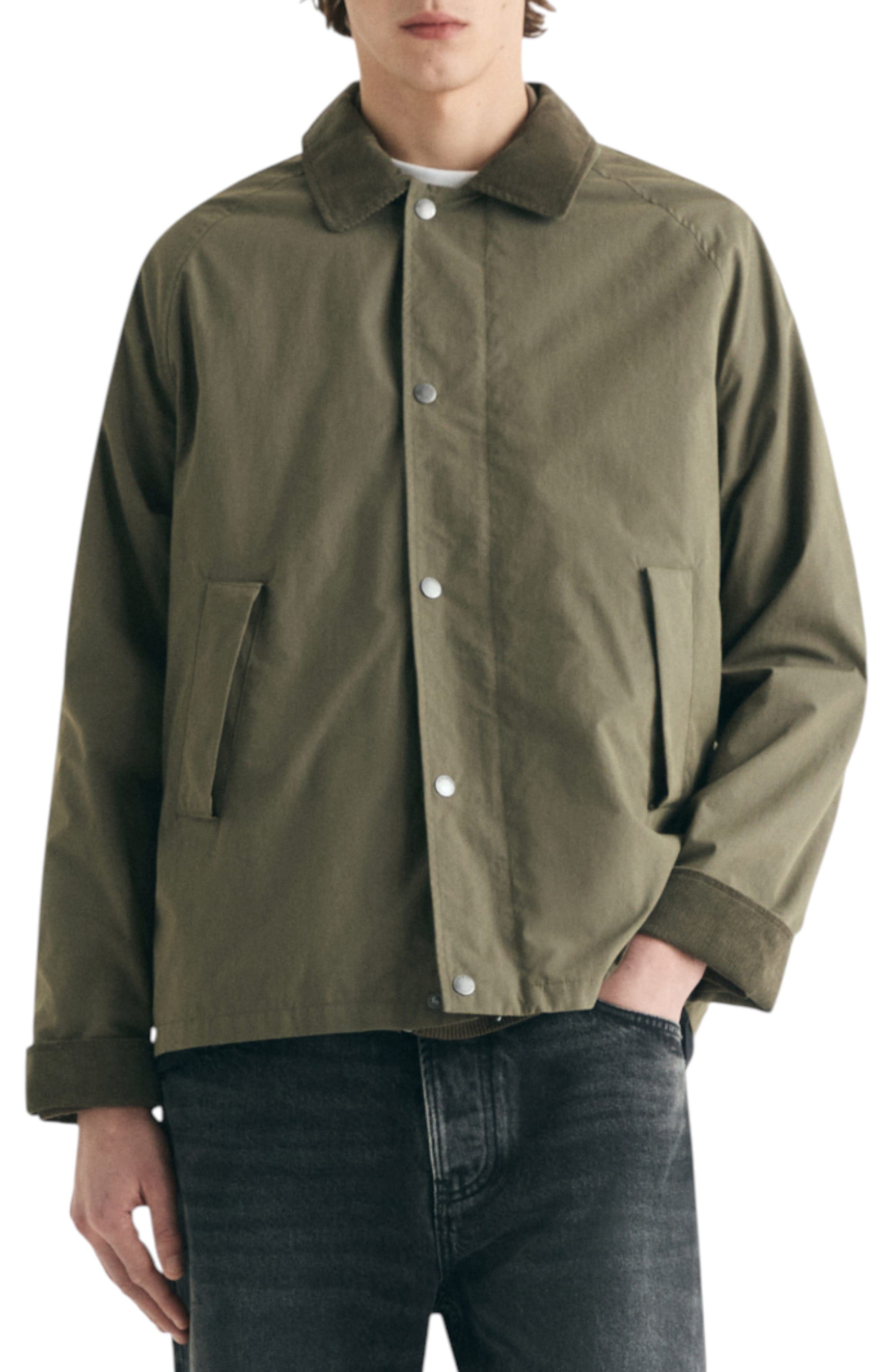 Boxy Corduroy Collar Jacket - image 1