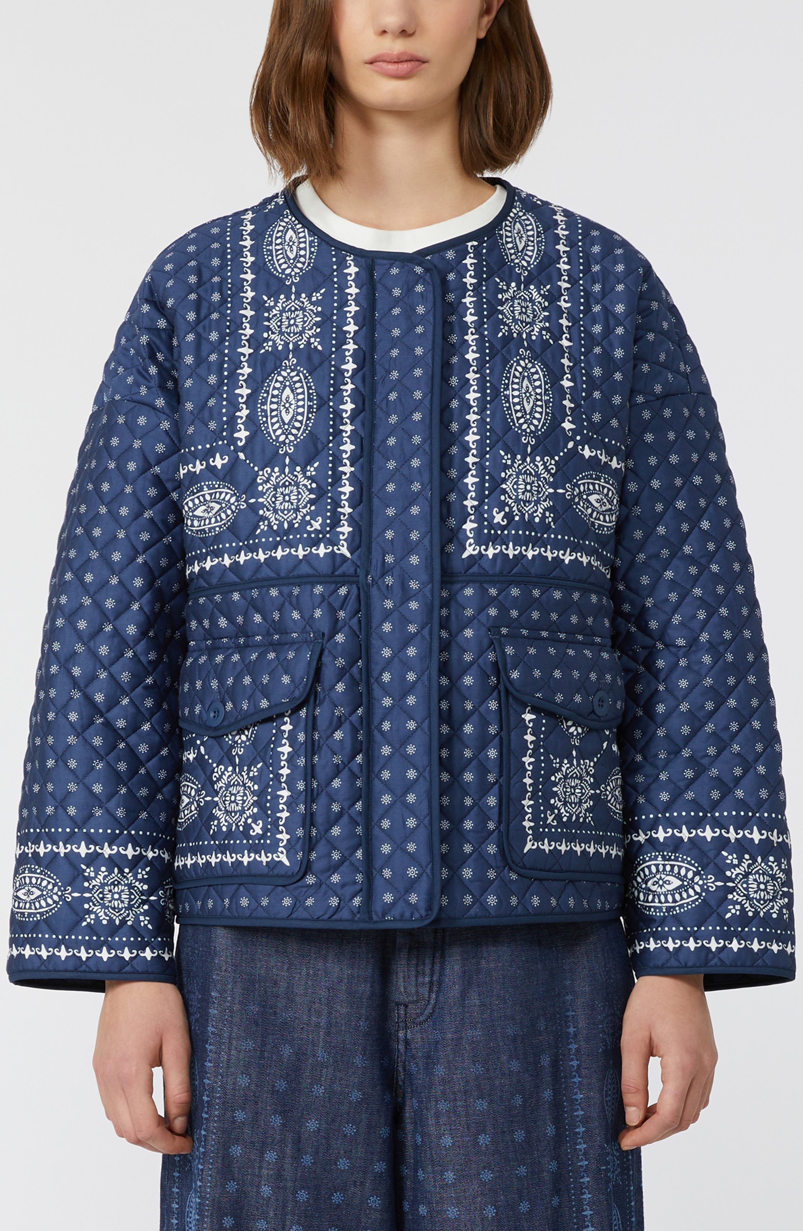 Jader Bandana Print Quilted Cotton Jacket - image 1