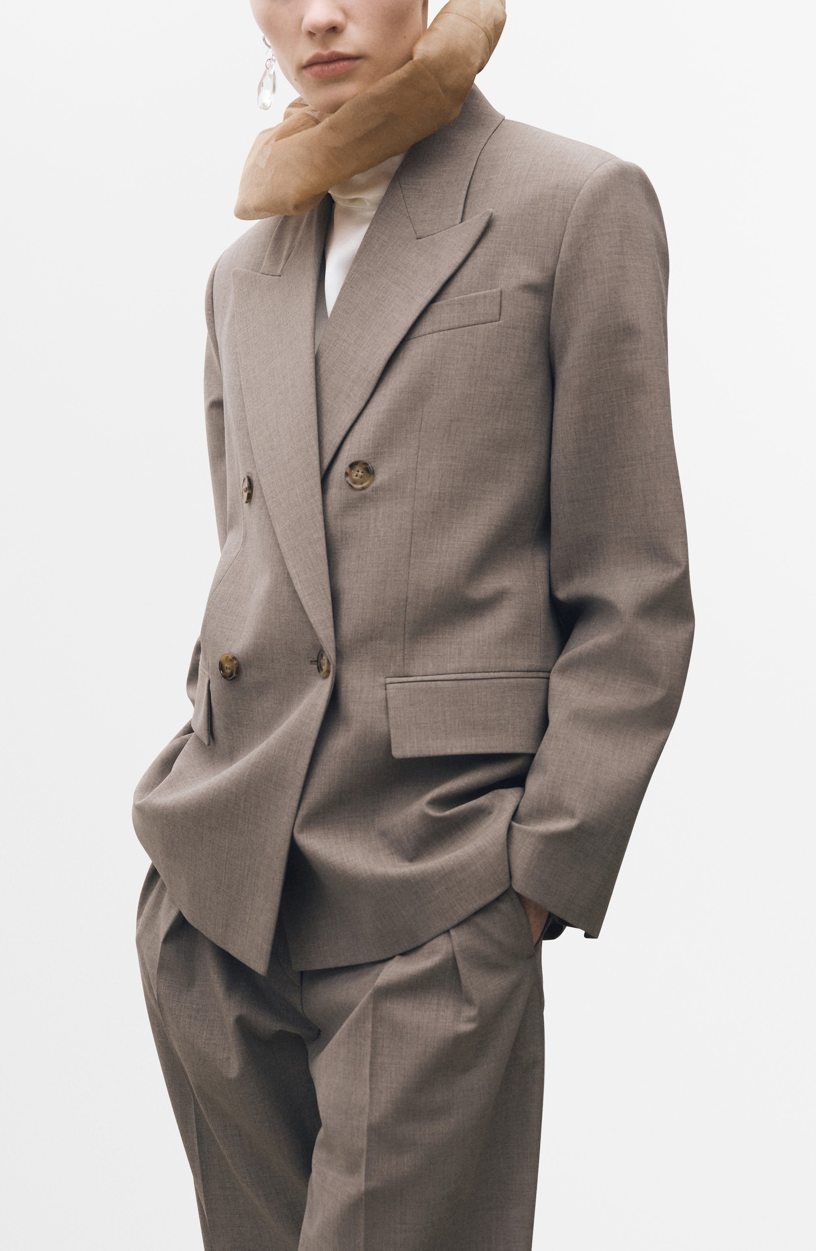 Double Breasted Suit Jacket - image 1