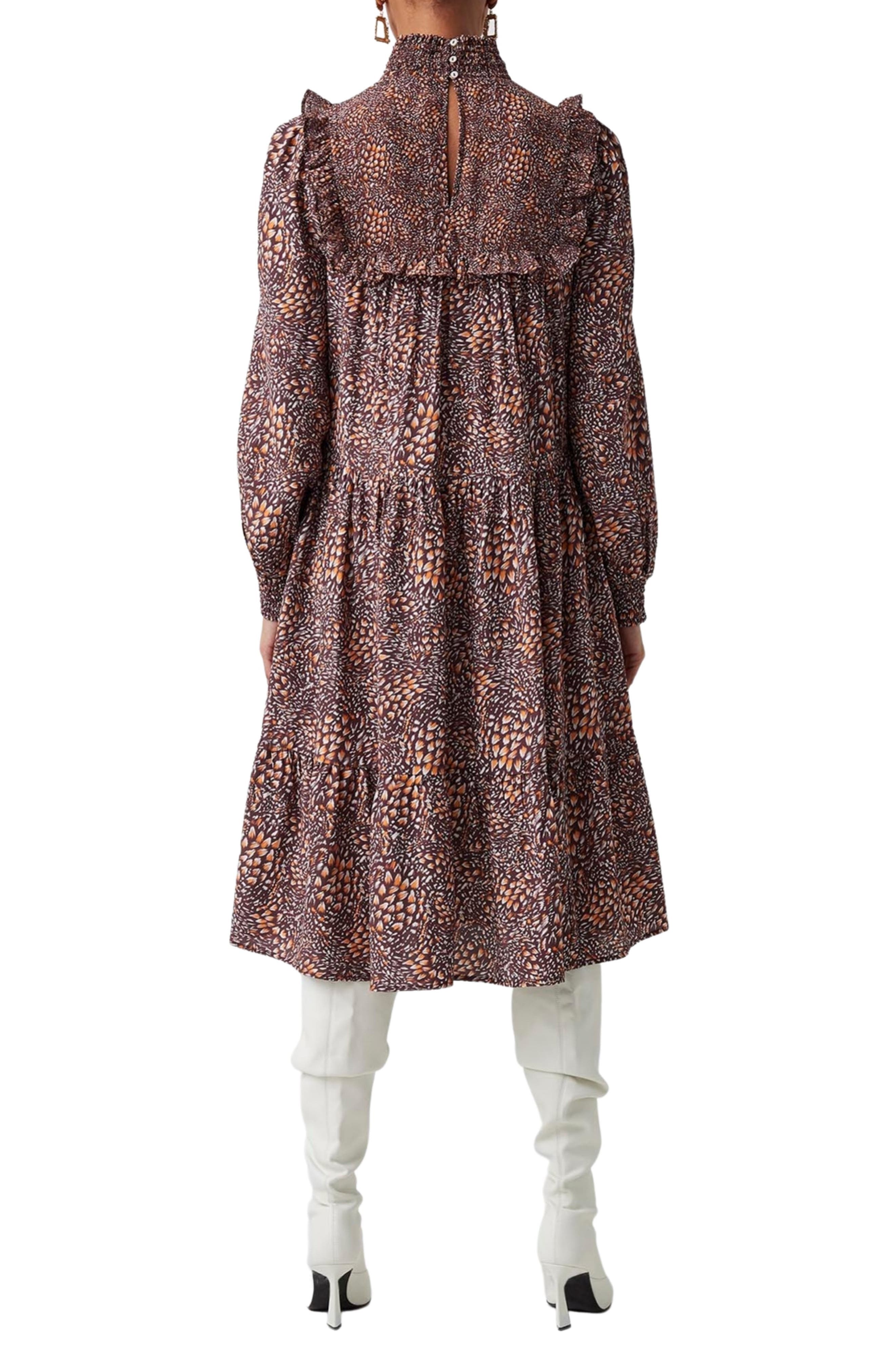 Faith Drape Long Sleeve Shift Dress - image 2