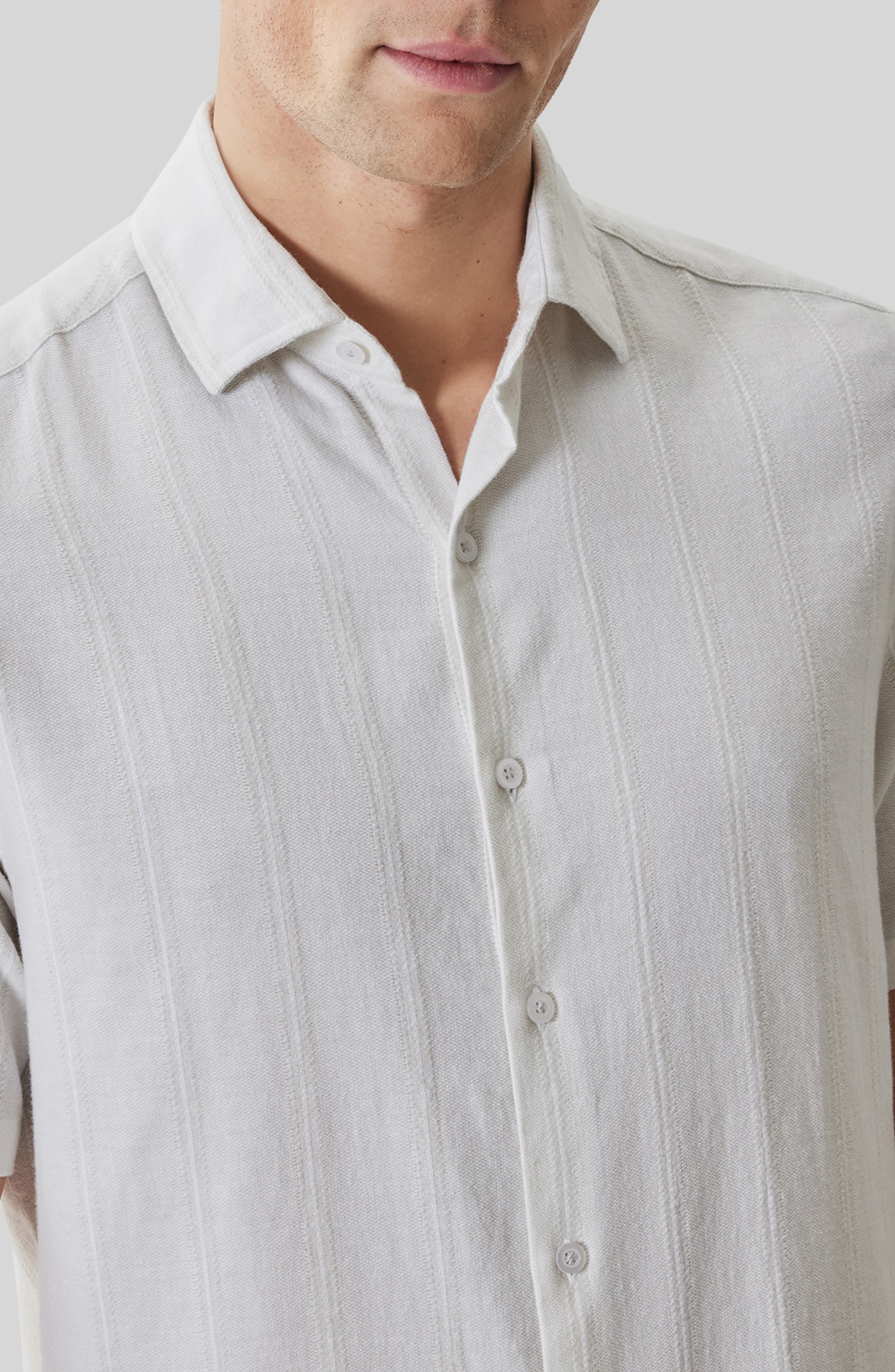 Satoru Short Sleeve Button-Up Shirt - image 2
