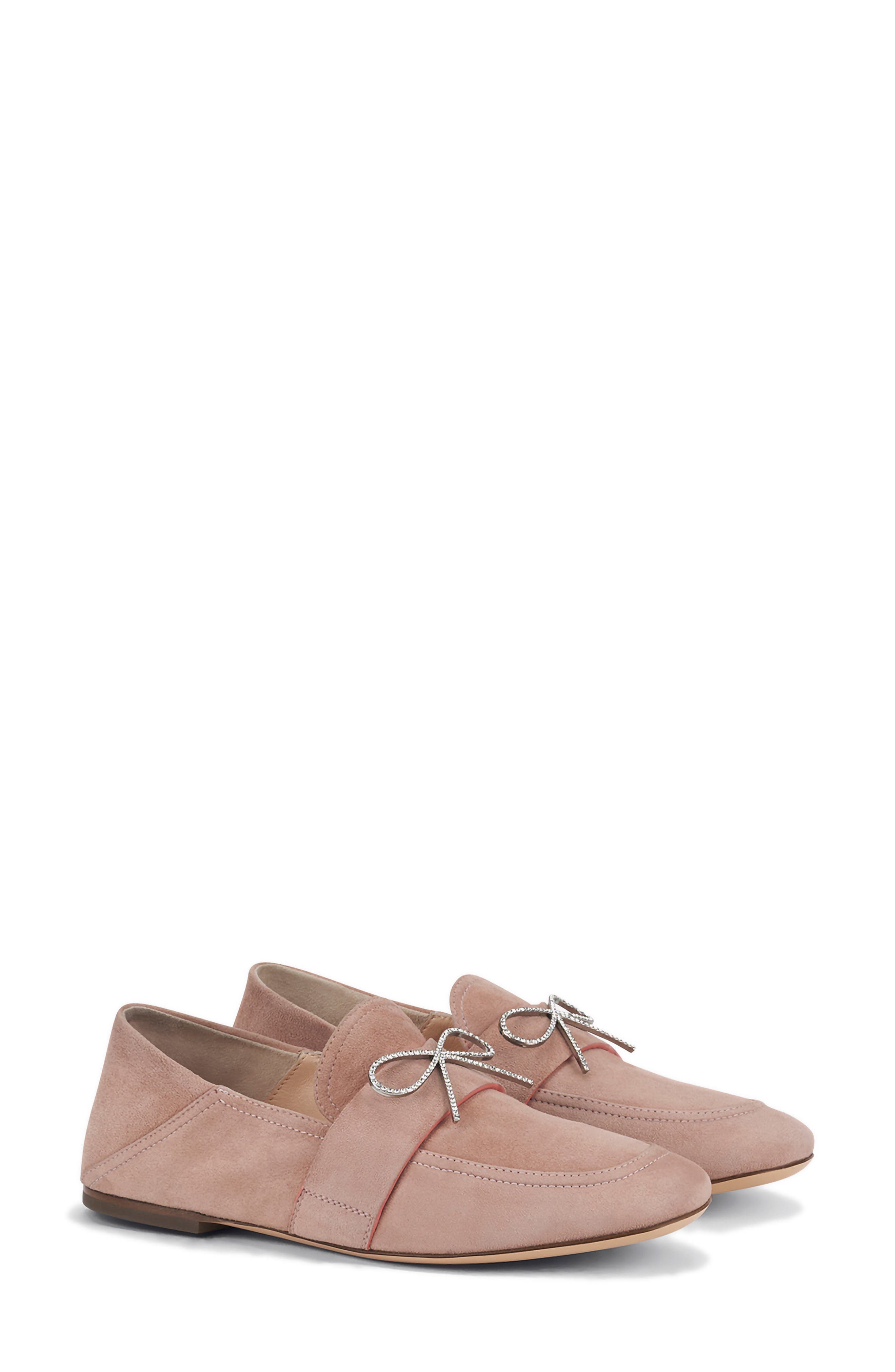 Crystal Ribbon Leather Loafer - image 1