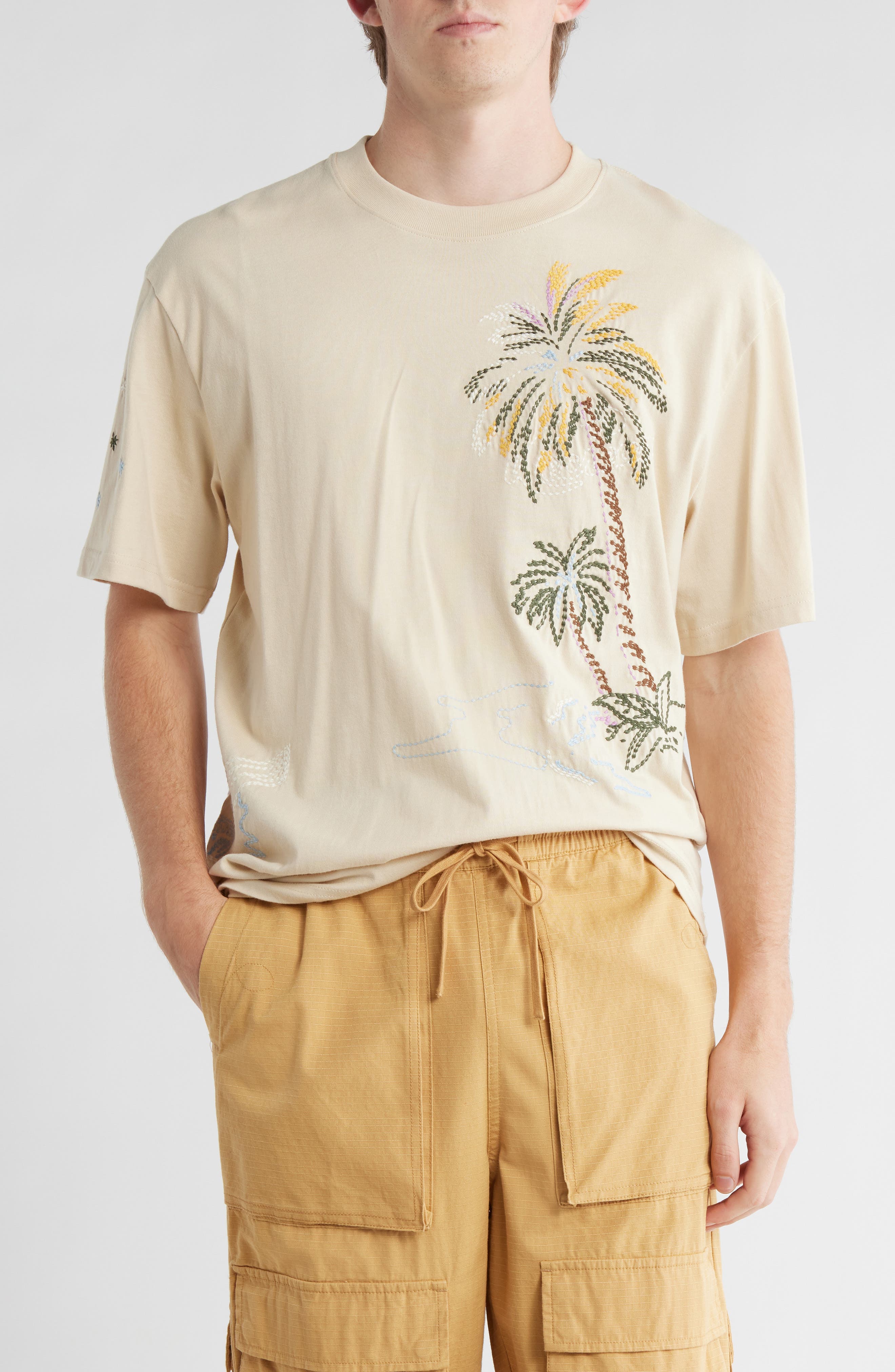 The Palms Embroidered Oversize T-Shirt - image 1