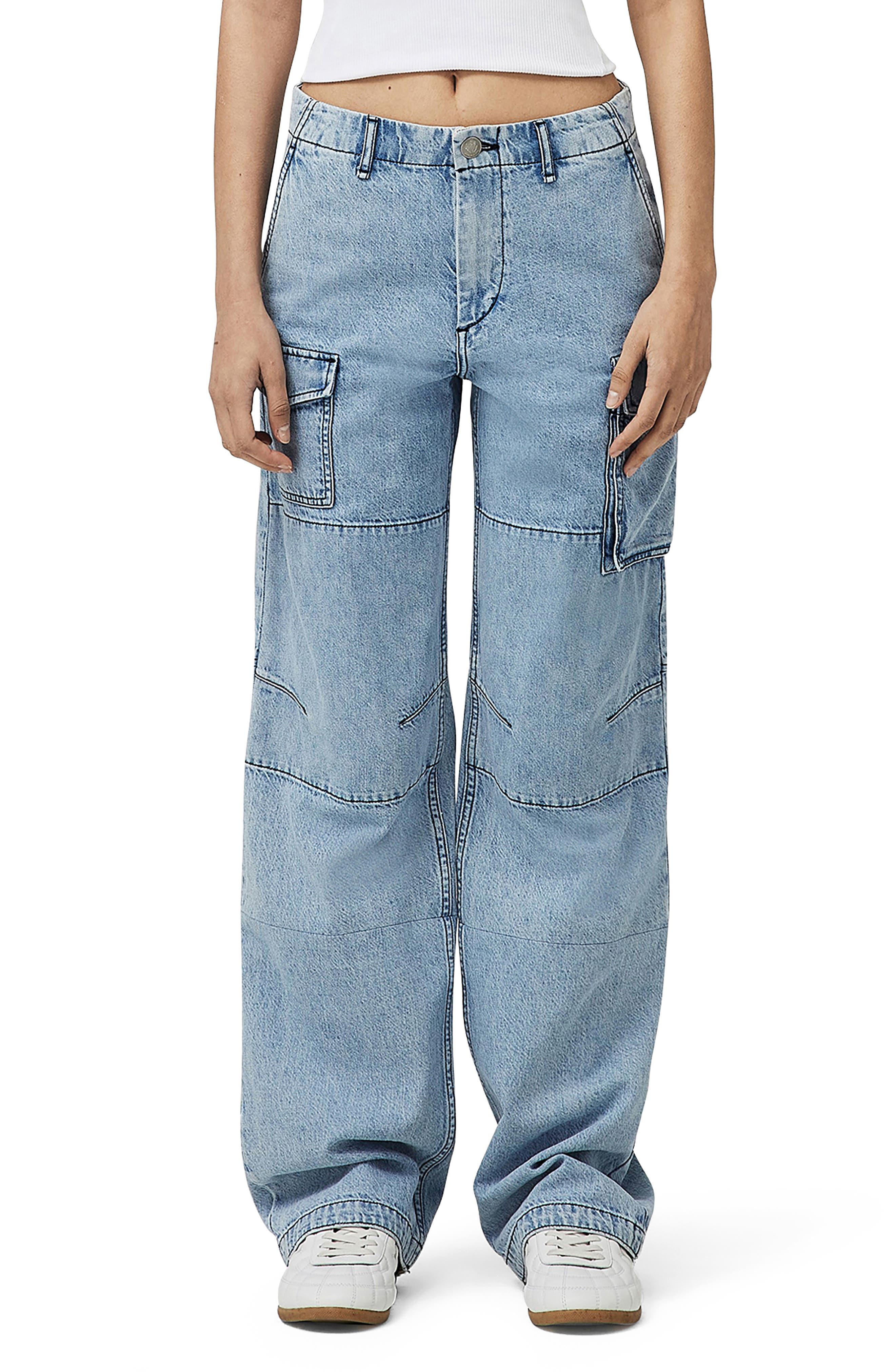 Nora Wide Leg Cargo Jeans - image 1