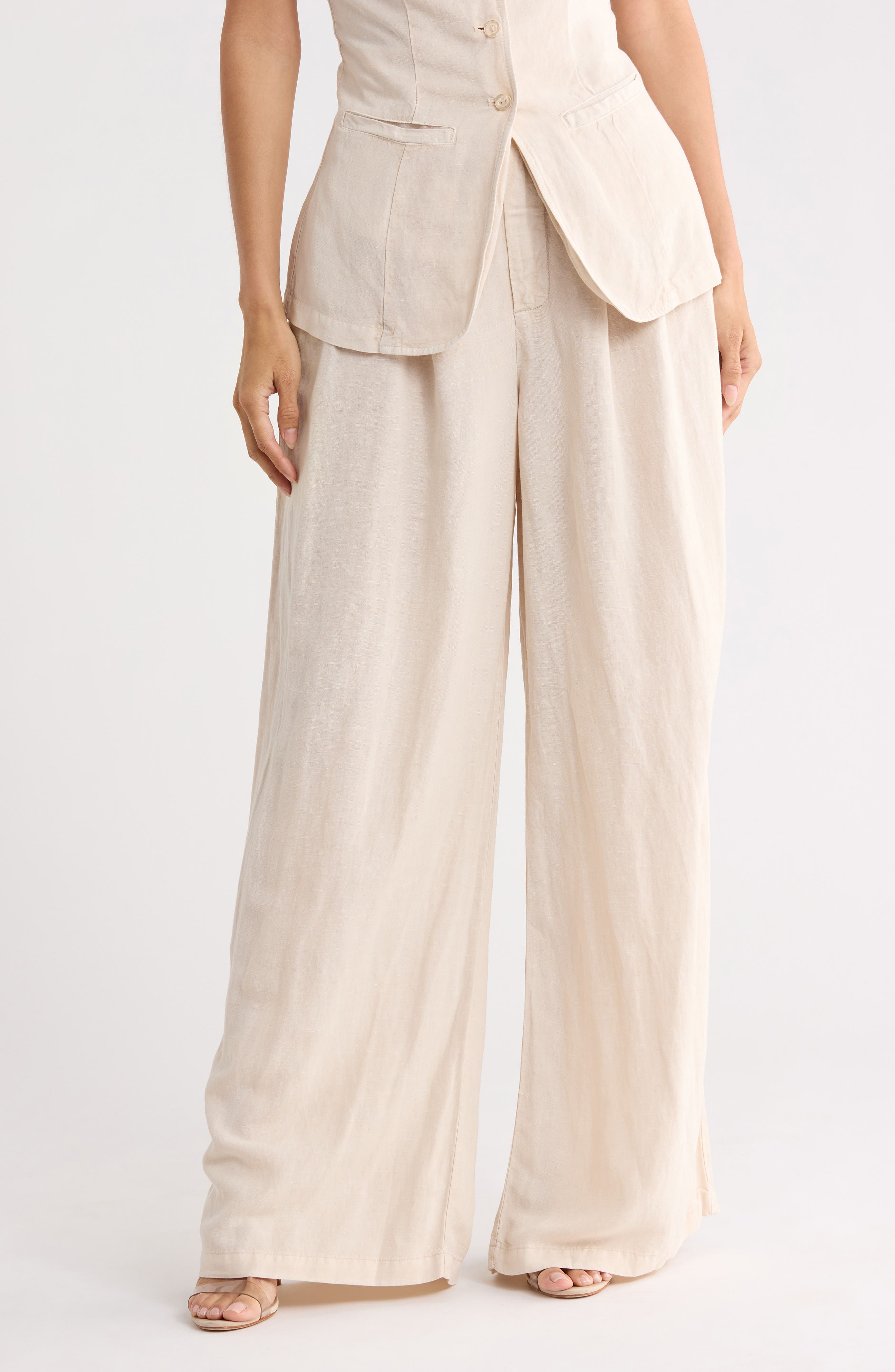 Hope Front Pleat Wide Leg Trouser - image 1