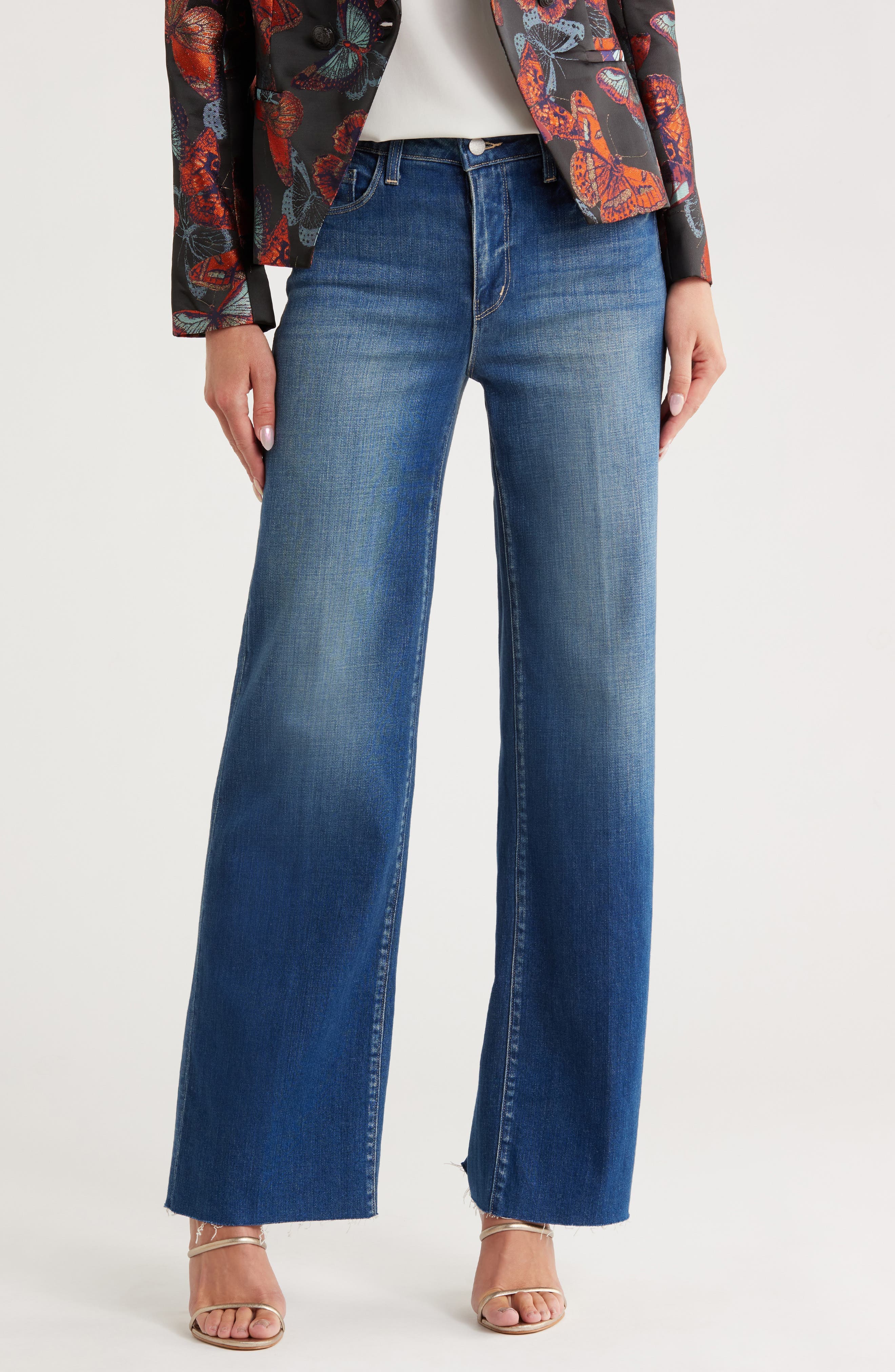 Scottie High Waist Wide Leg Jeans - image 1