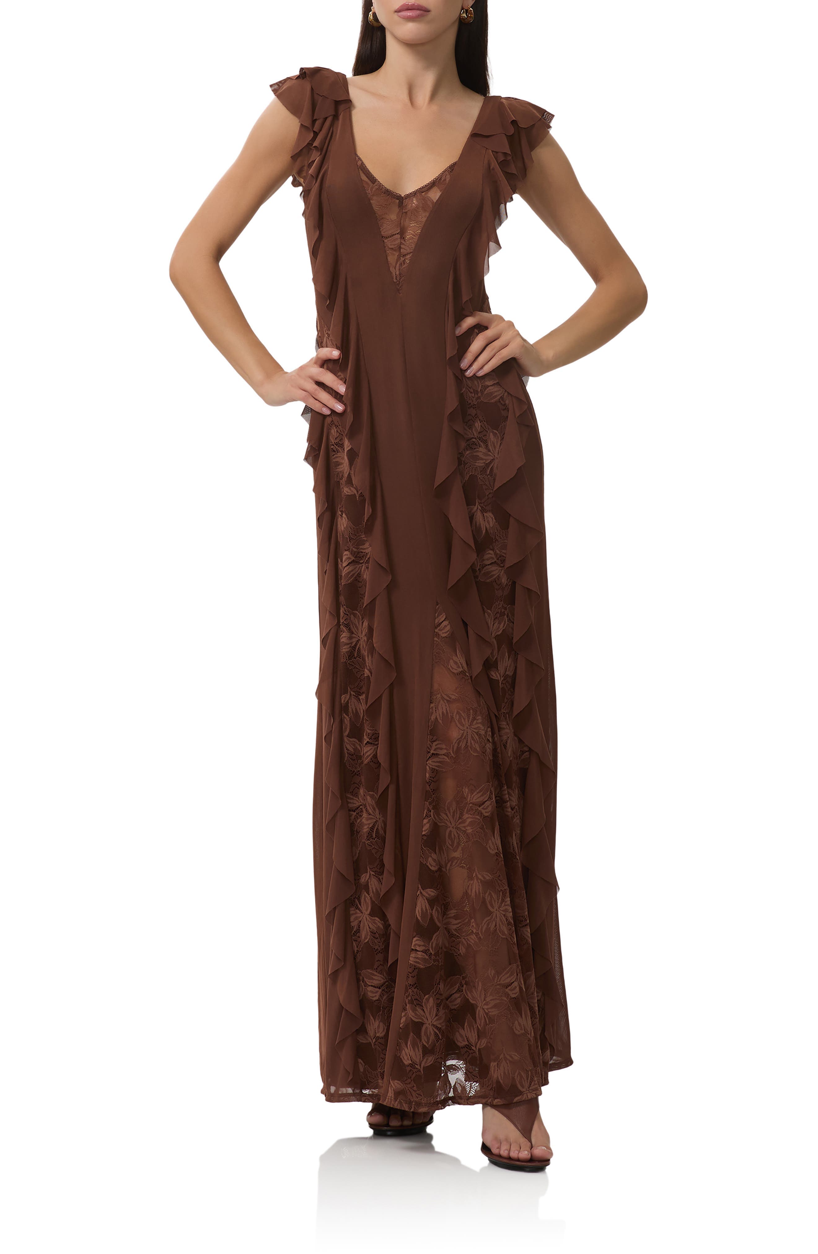 Trista Ruffle Dress - image 1