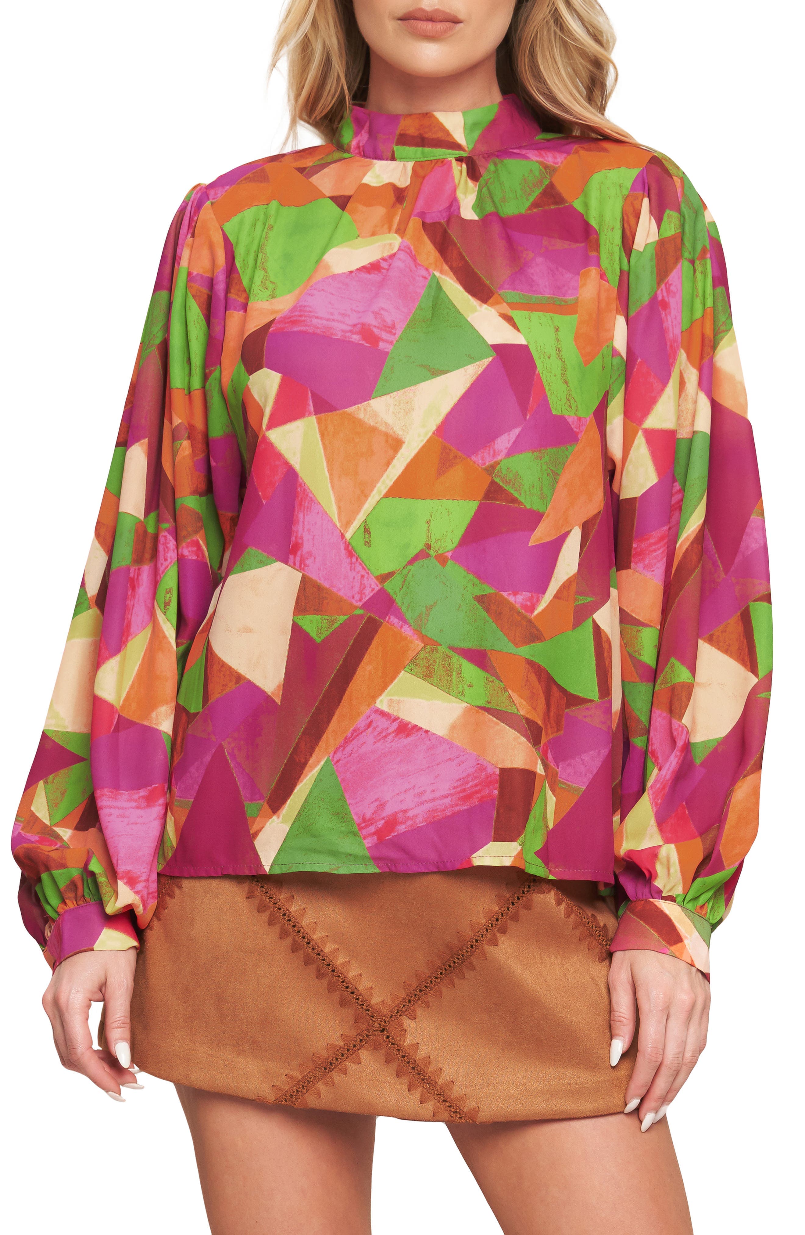 Long Sleeve Woven Top - image 1